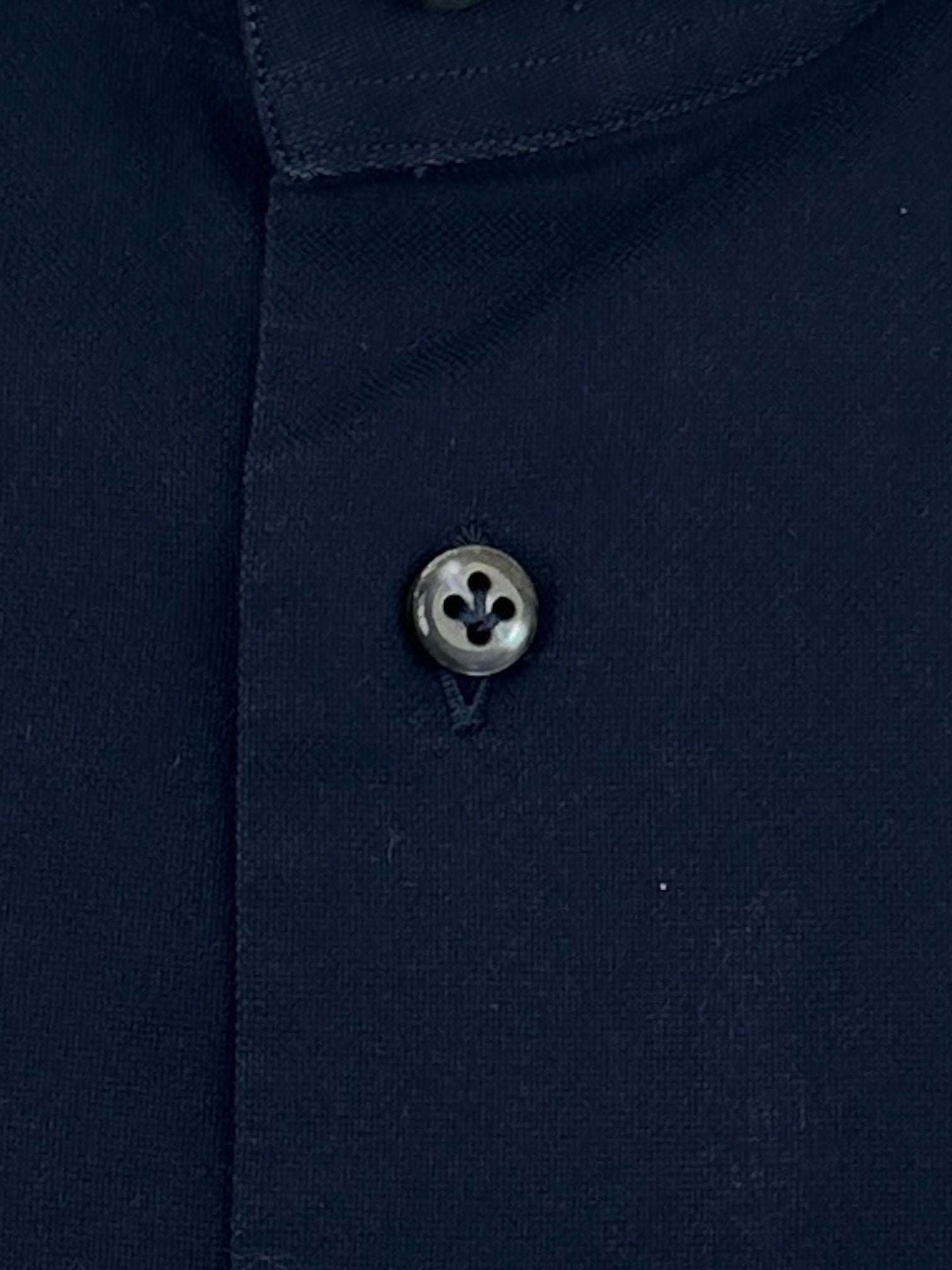 Emanuele Maffeis Navy Cotton Shirt