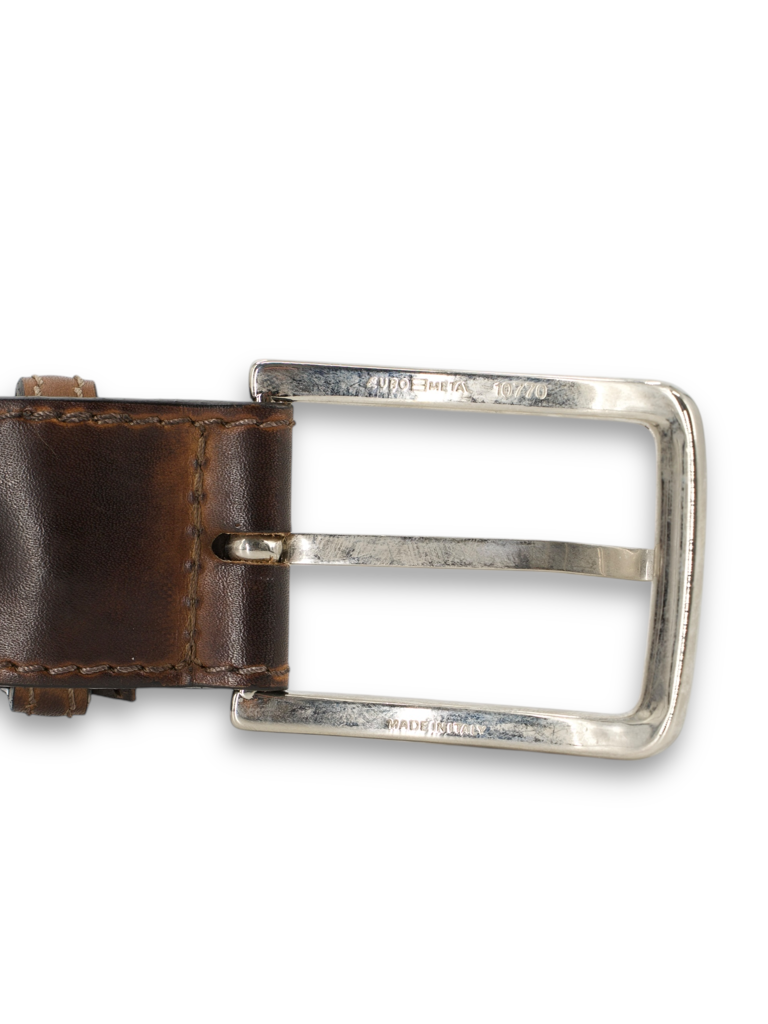 Bontoni Dark Brown Calfleather Belt