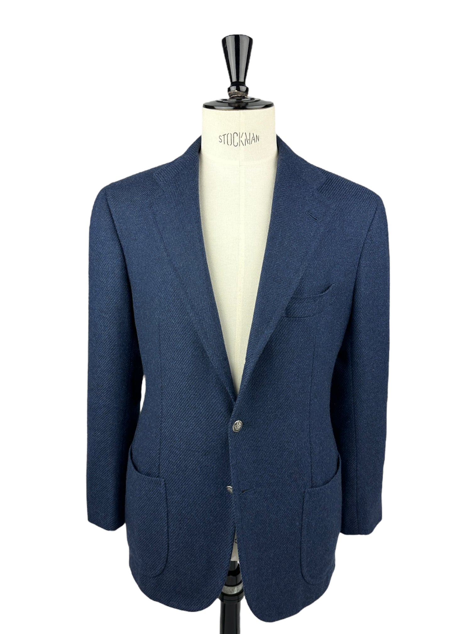 Cesare Attolini Navy Cashmere Twill Jacket
