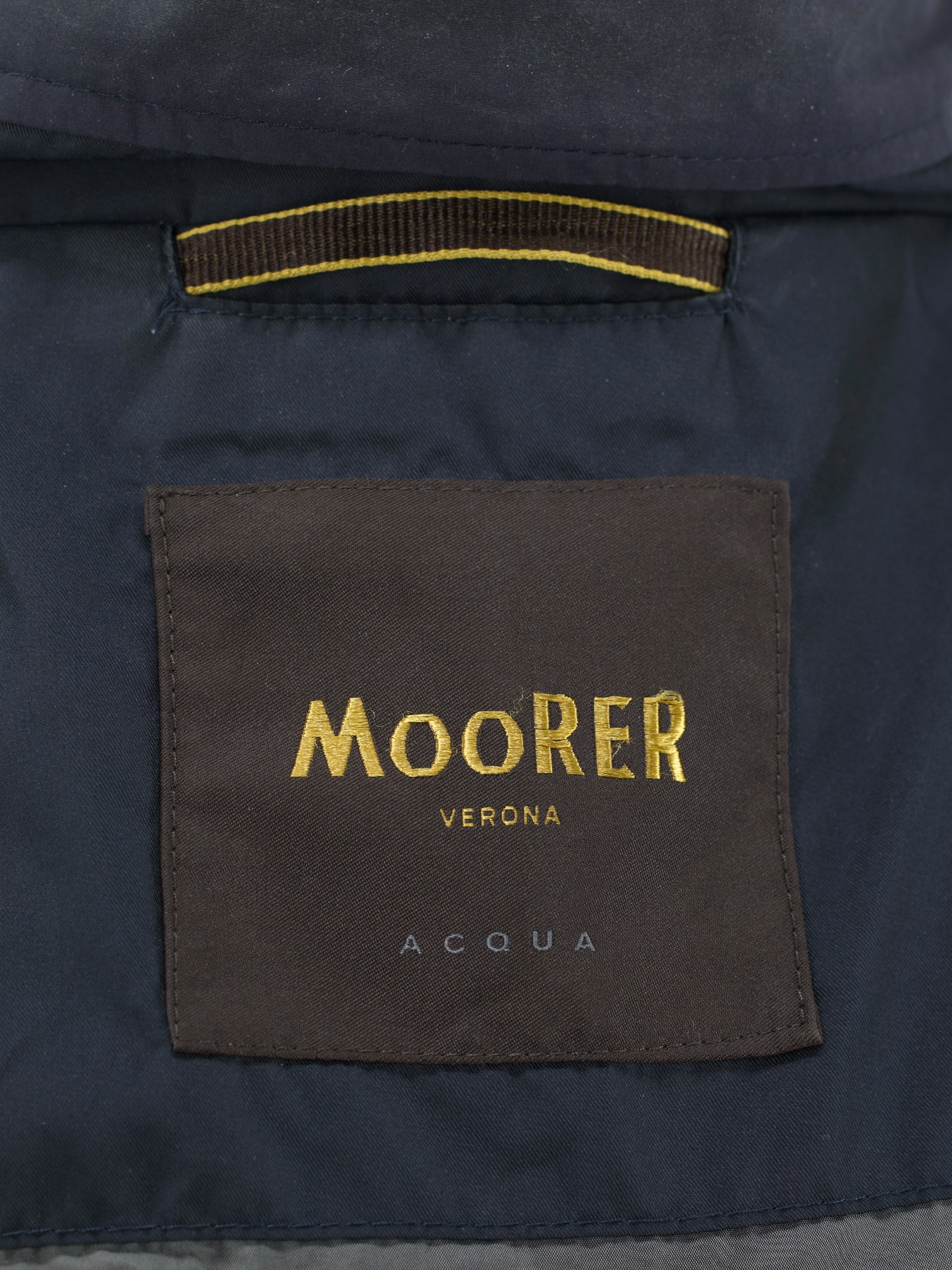 MooRER Black Water-Repellent "Ezio" Fieldjacket
