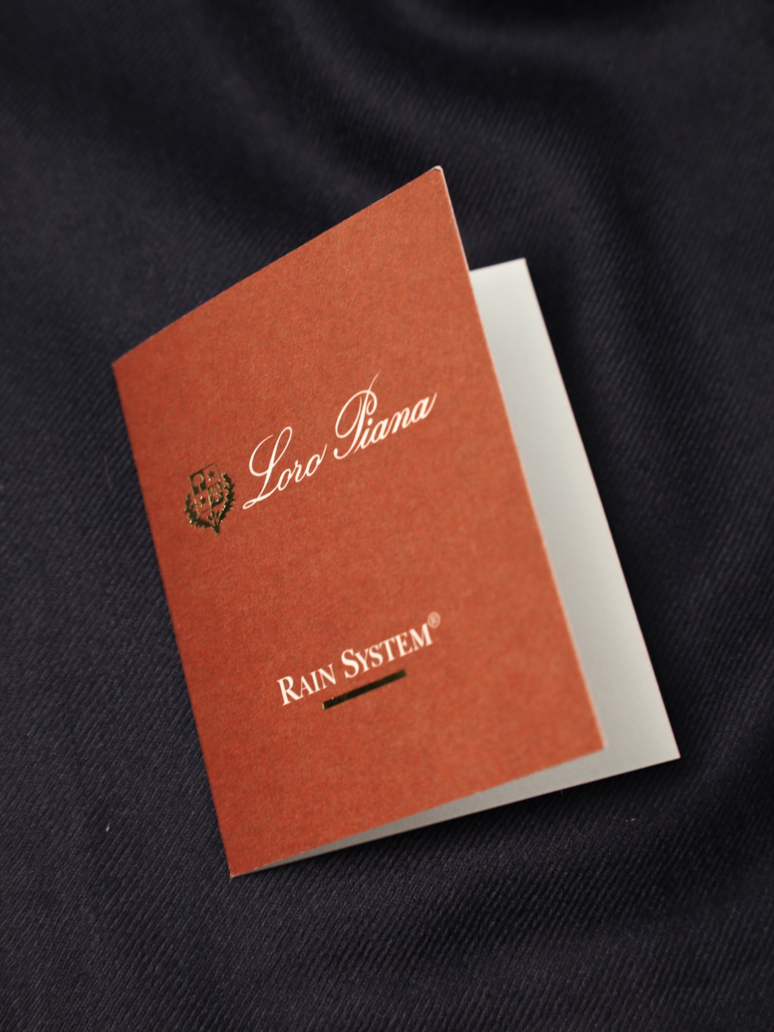Loro Piana Navy Voyager Cashmere Rain System Jacket