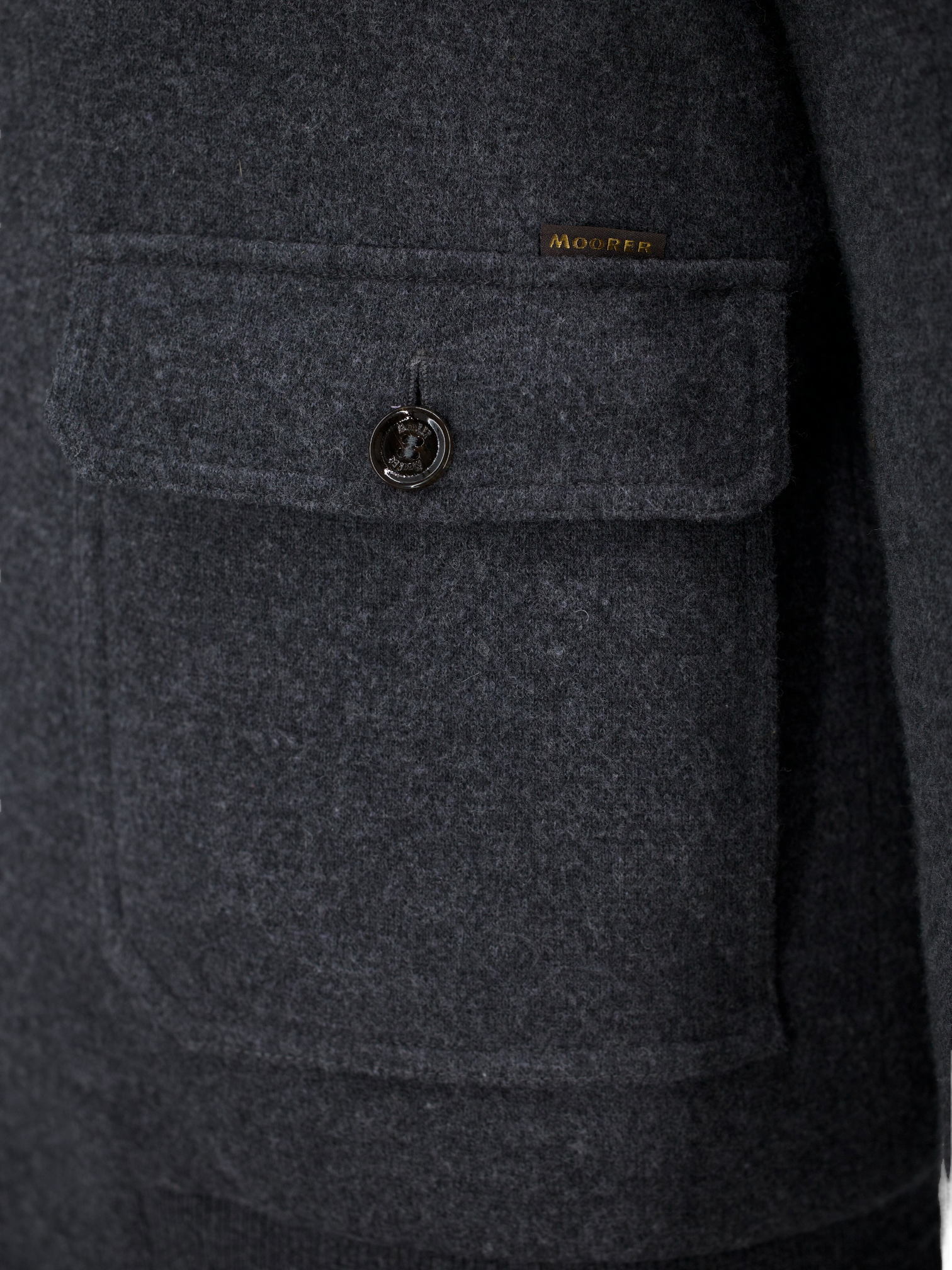 MooRER Grey Wool & Cashmere Down-Padded Montieri Jacket