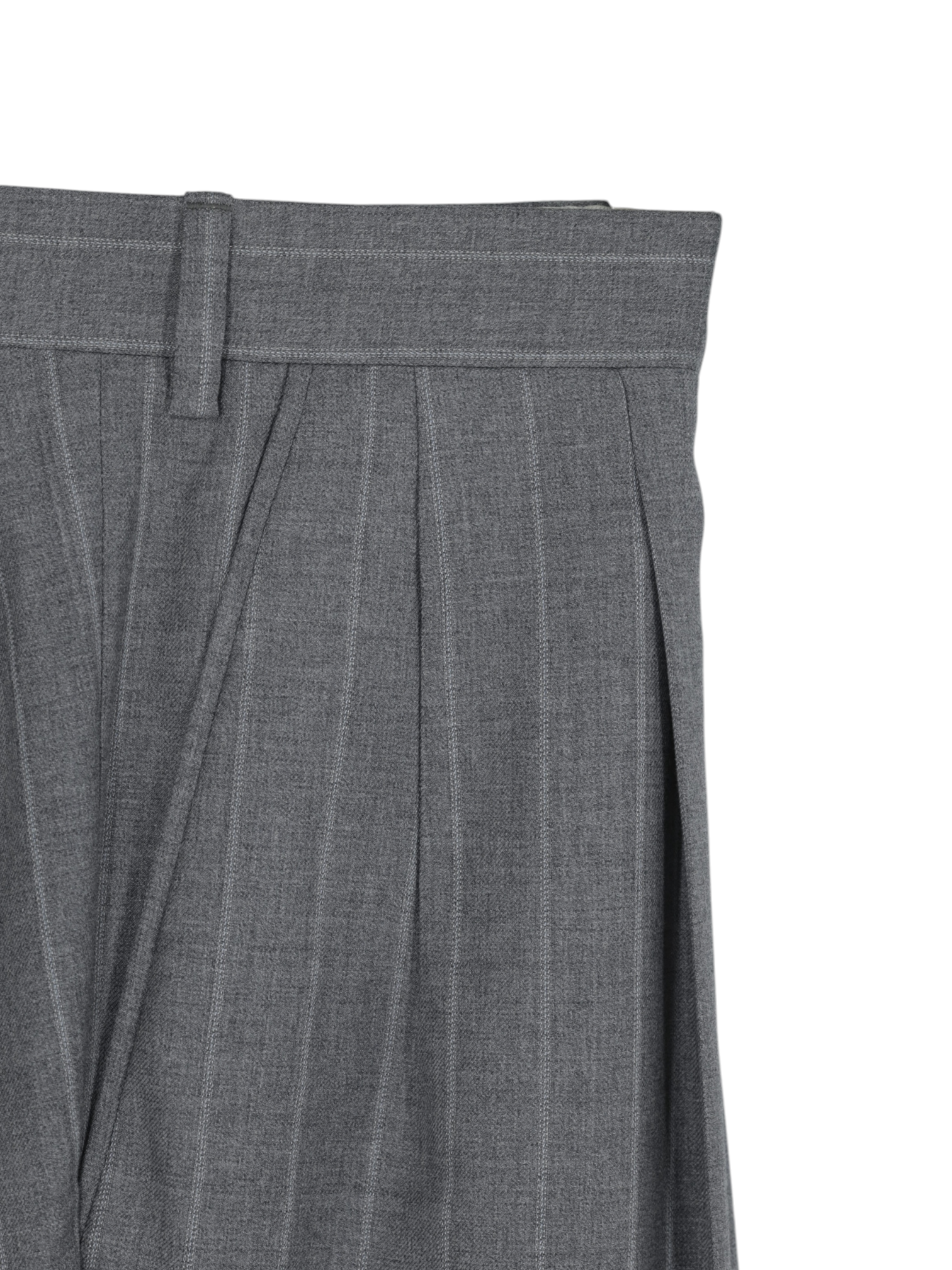 Brioni Grey Double-Breasted Super 150's Wool Chalkstripe Tiberio Suit