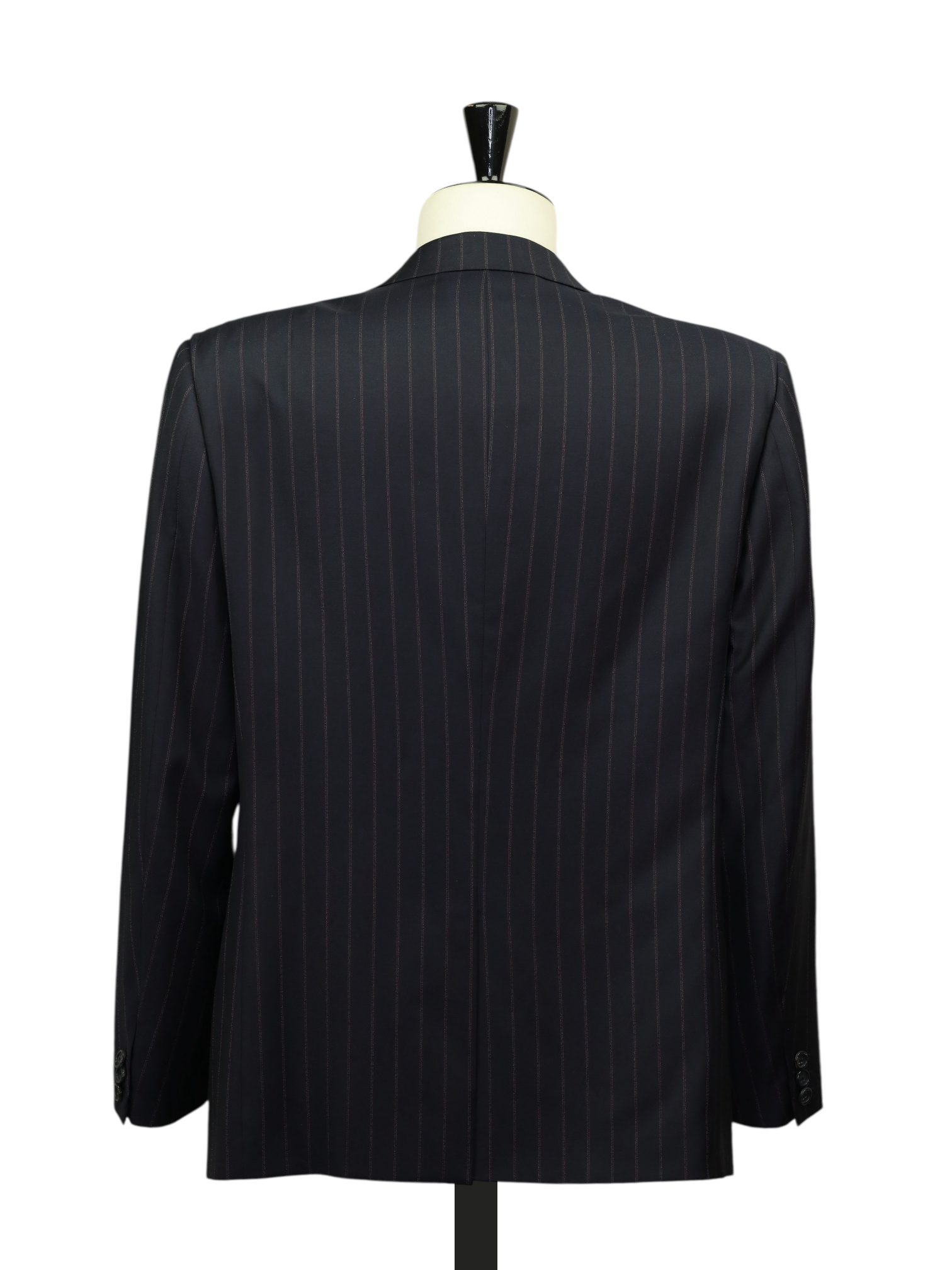 Brioni Black & Red Wool Pinstripe Traiano Suit