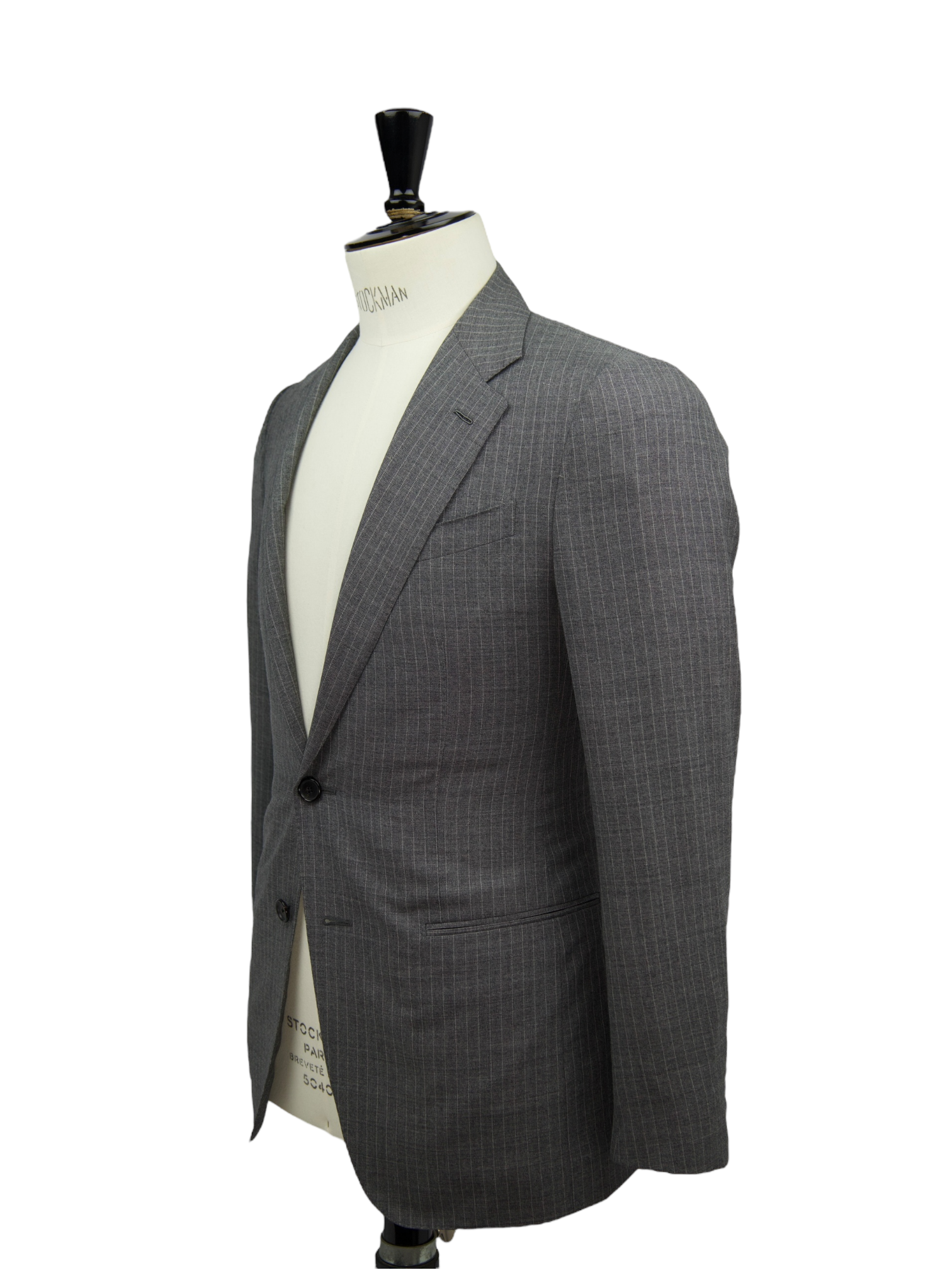 Caruso Light Grey Pinstripe Suit
