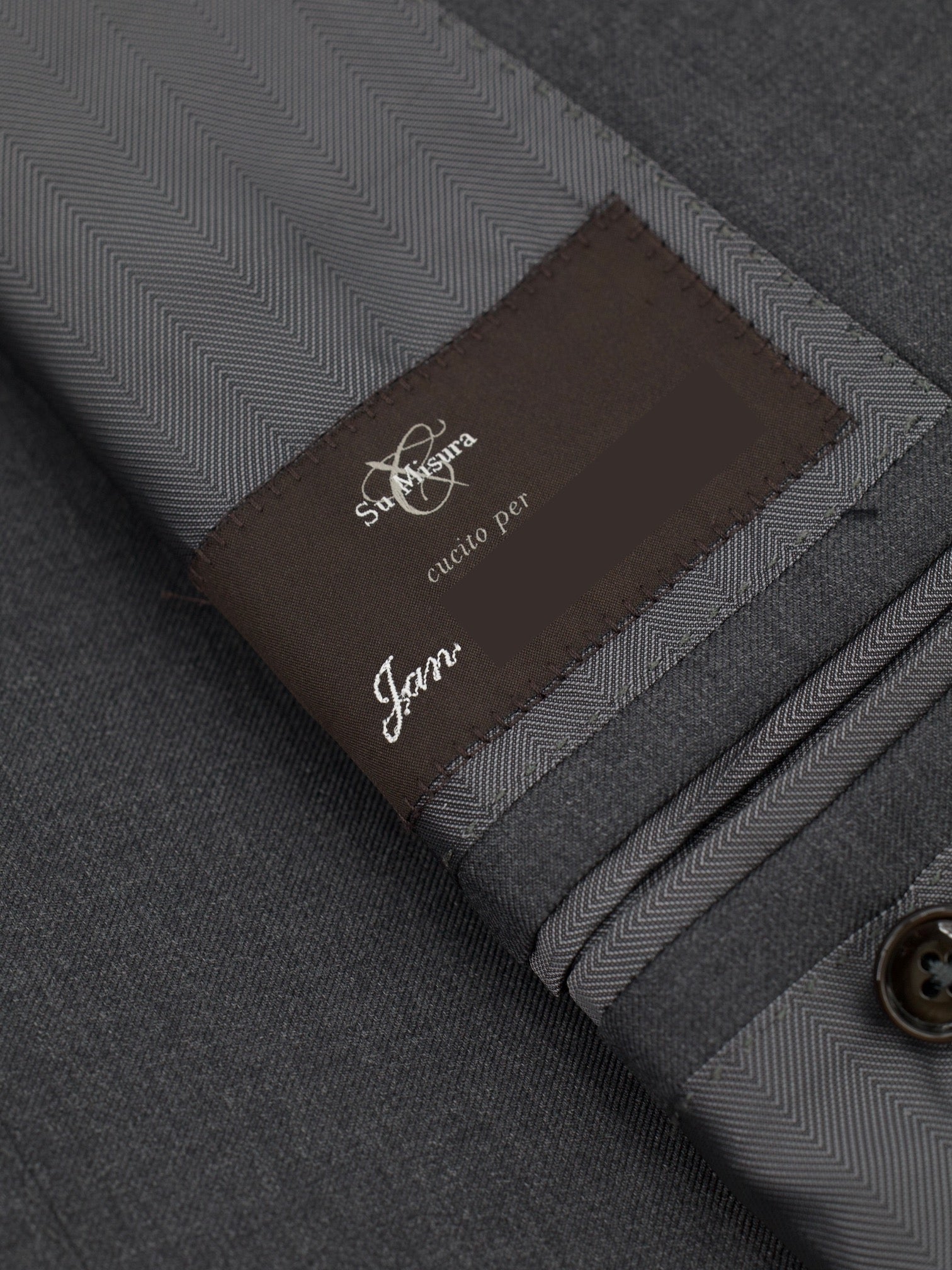 Canali Dark Grey Fine-Wool Essential Twill Suit