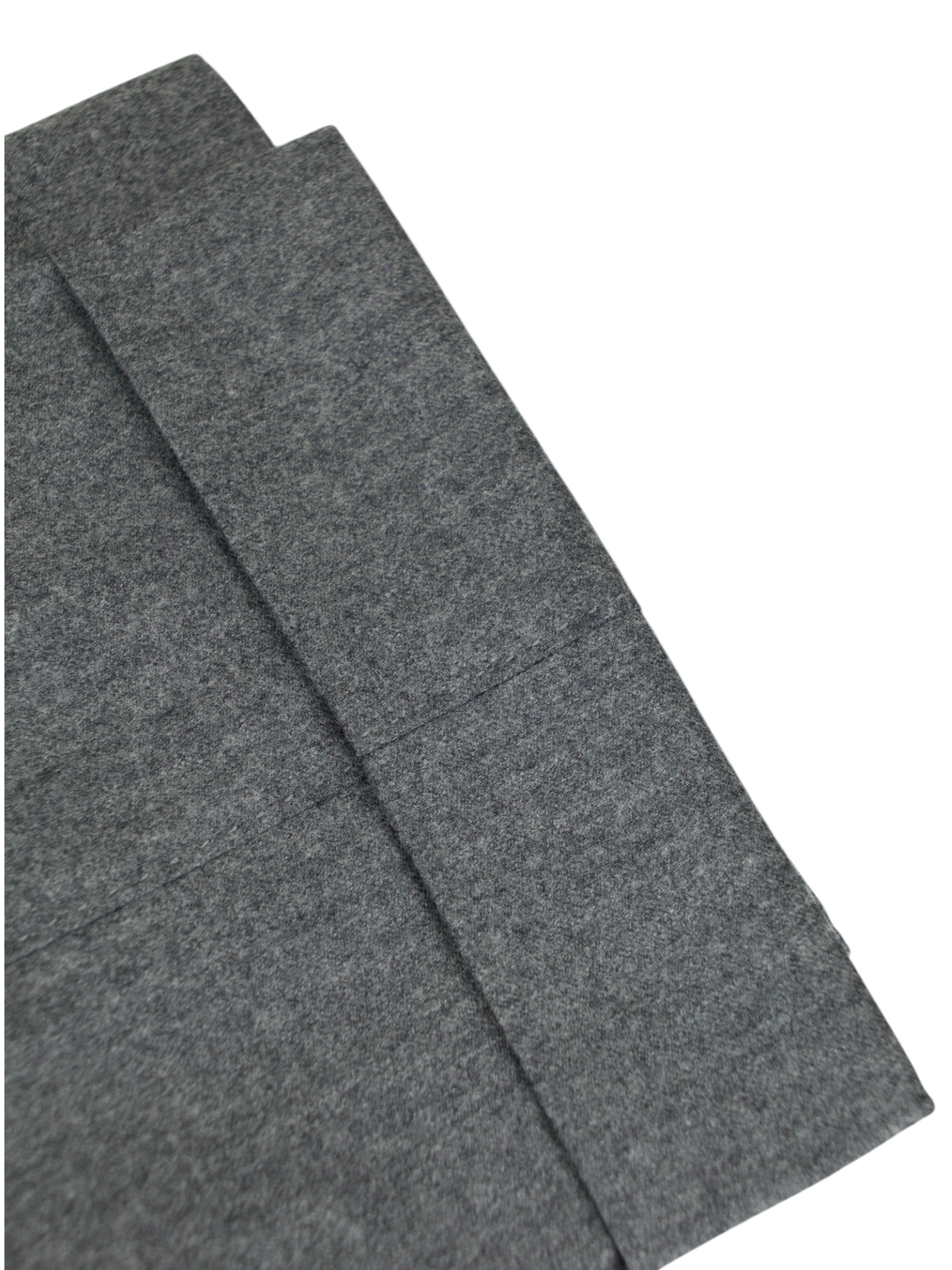 Canali Grey Wool-Flannel Winter Trousers