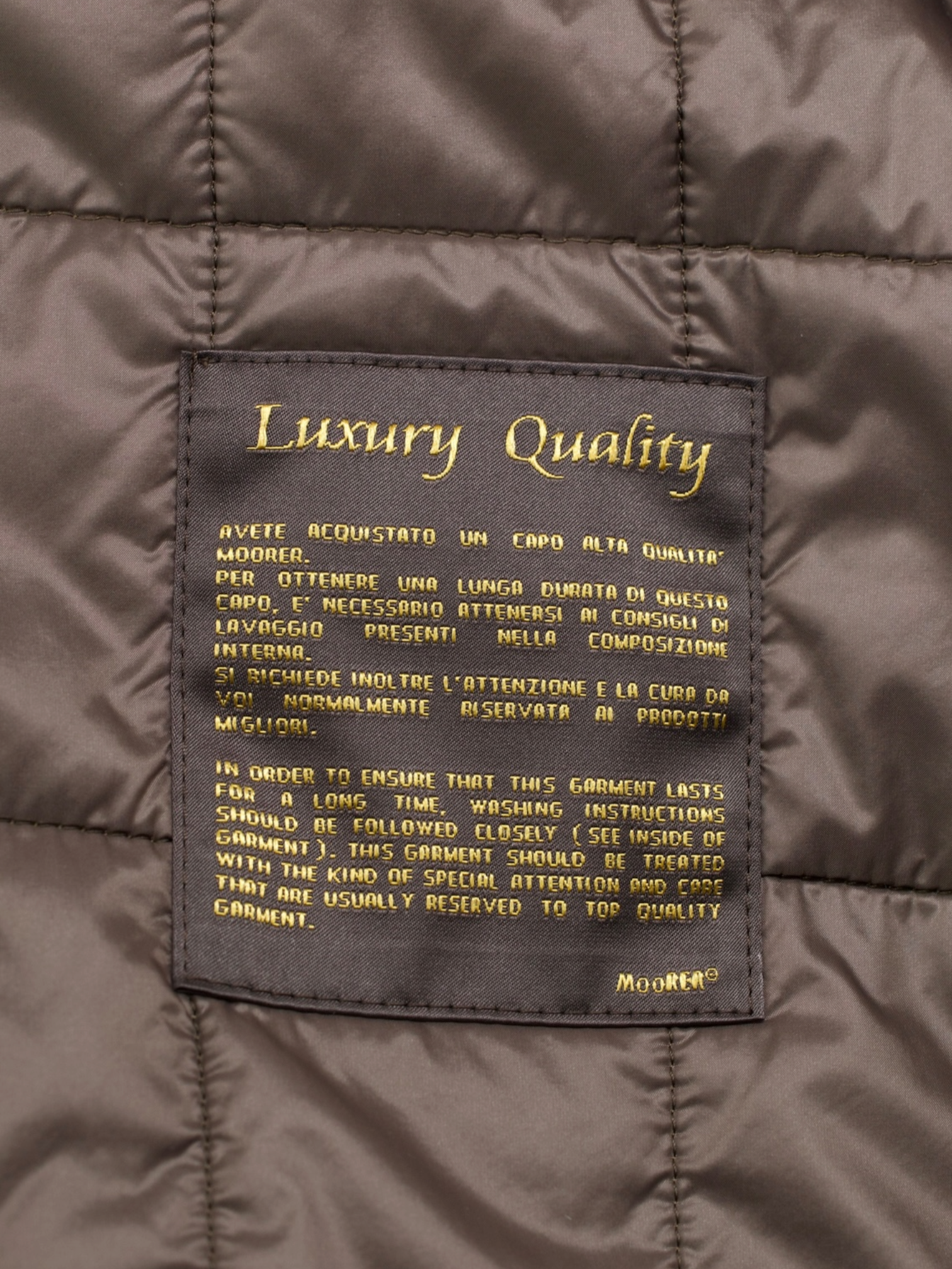 MooRER Dark Brown Wool & Cashmere Winter "Monferrato" Coat