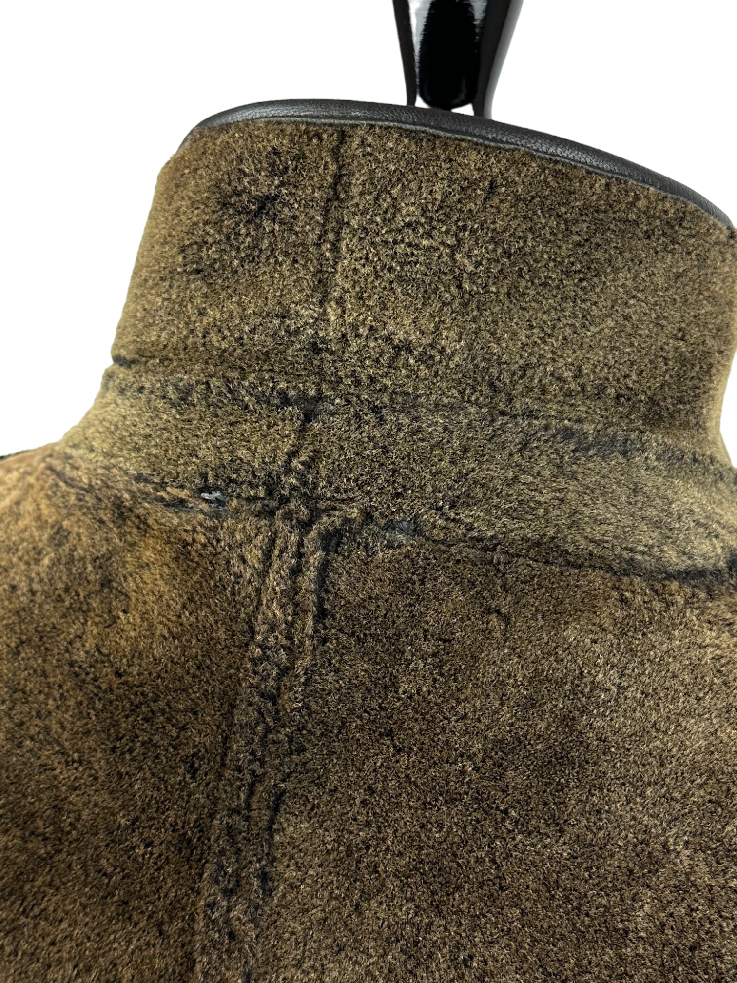 Ermenegildo Zegna Leather Shearling Coat