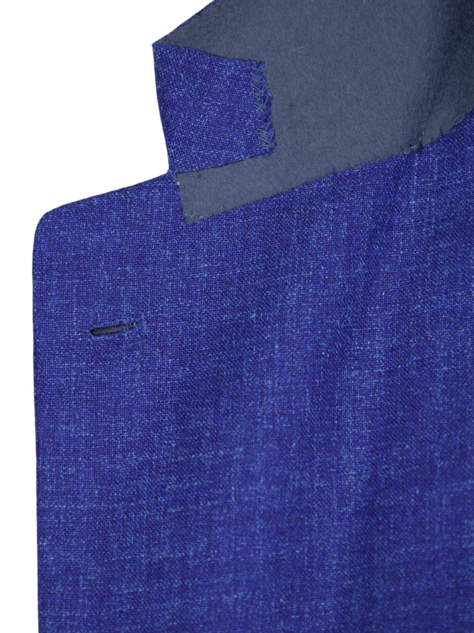 Kiton Cobalt Blue Wool, Silk and Linen Melange Suit