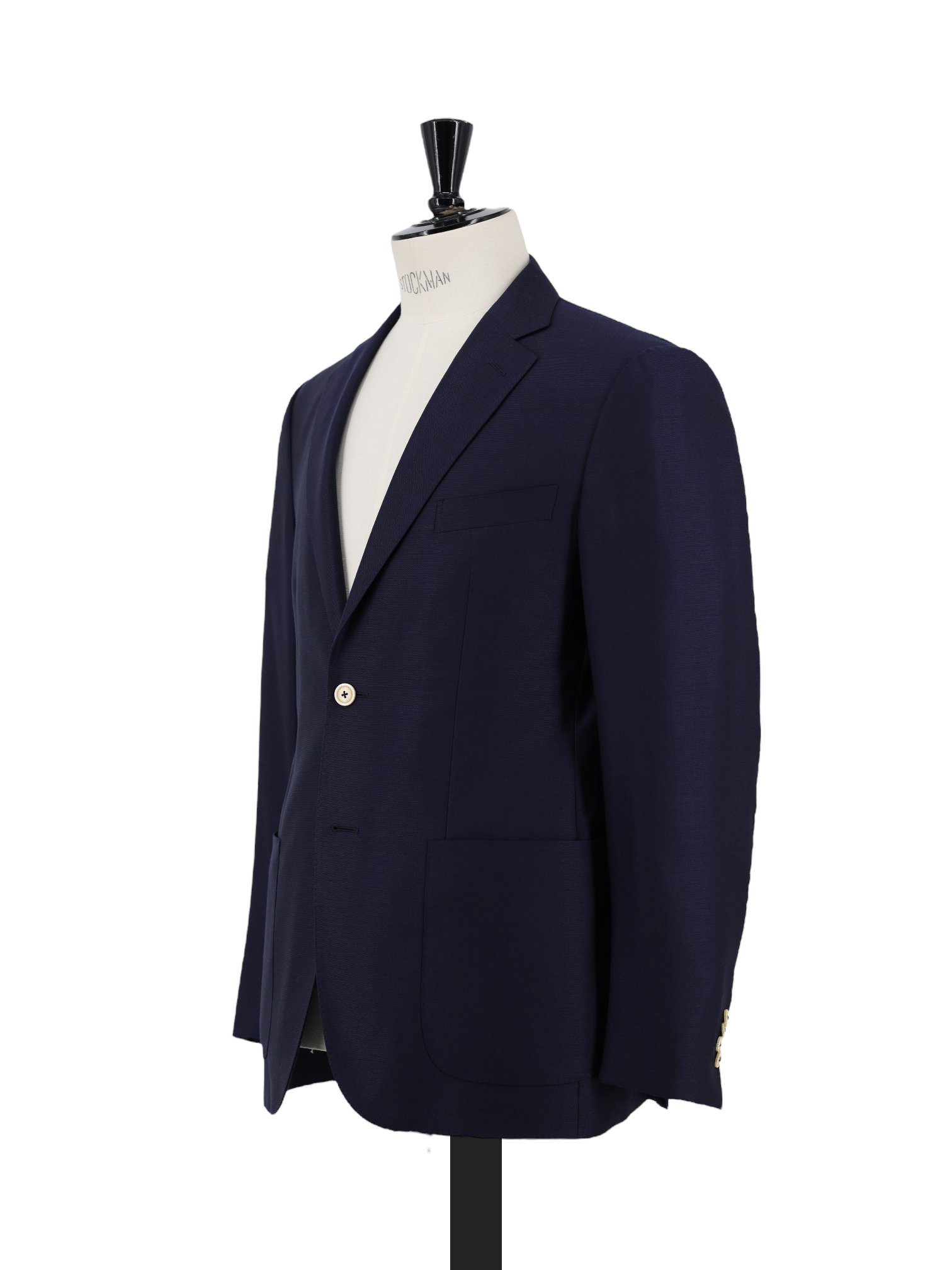 Ermenegildo Zegna Navy Wool "10 Pockets" Birdseye Jacket