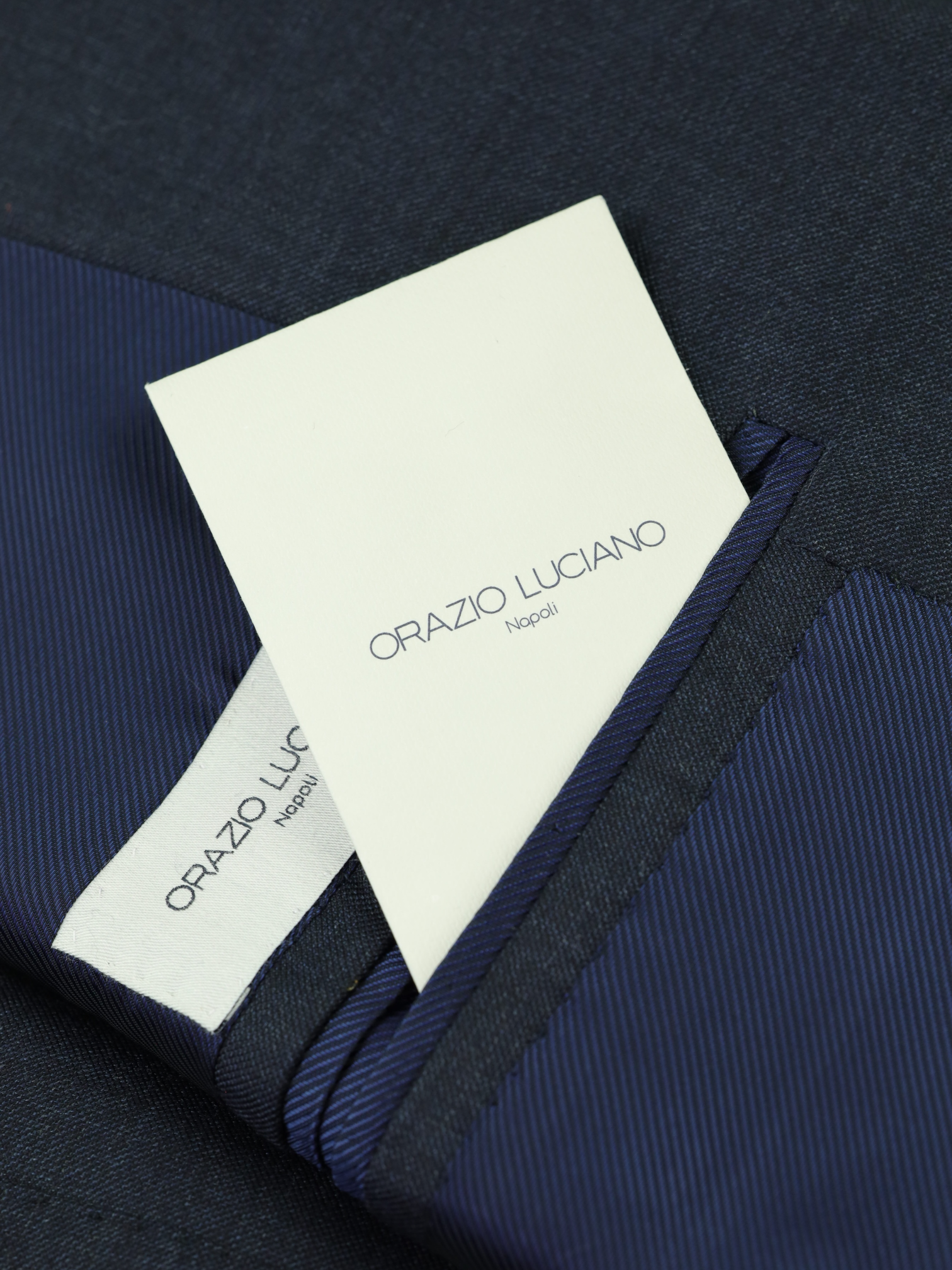 Orazio Luciano Navy Fine-Wool Neapolitan Suit