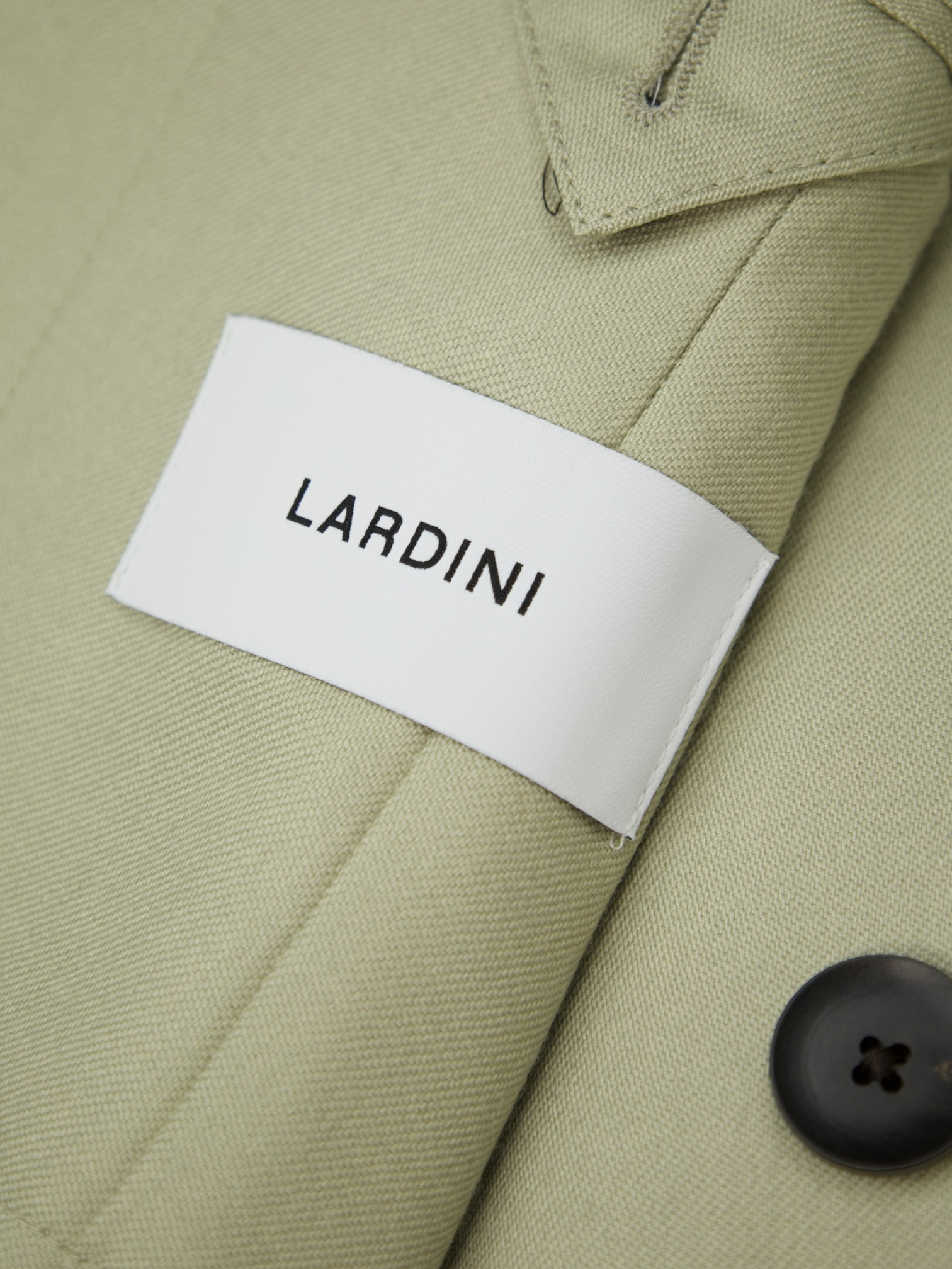 Lardini Sand Double Breasted Cashmere, Wool & Silk Jacket