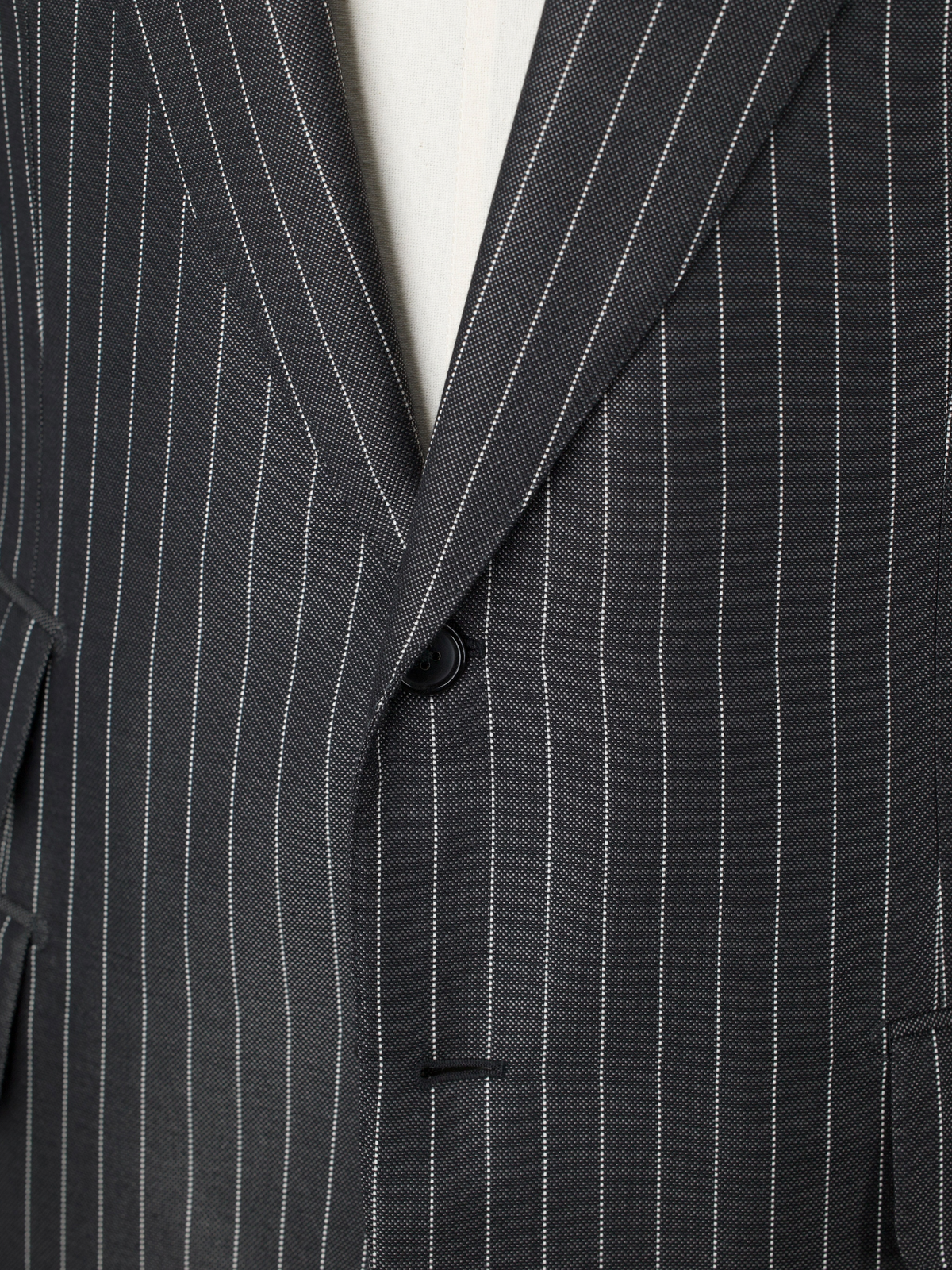 Tom Ford Grey Silk & Wool Pinstripe Windsor Suit