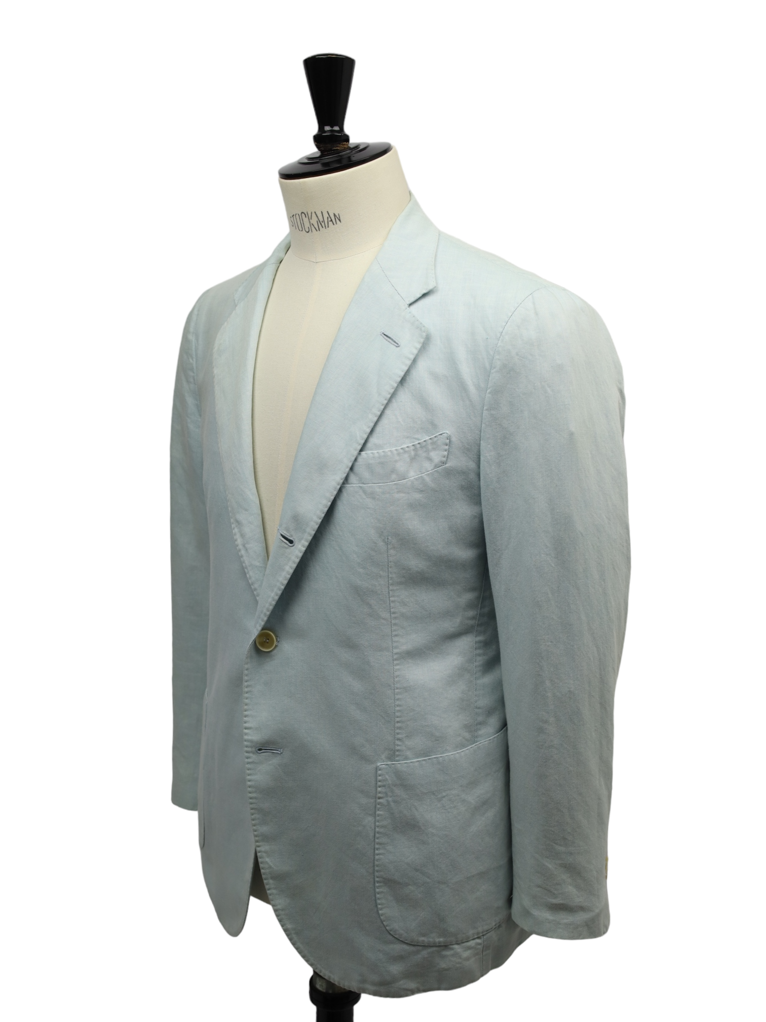 Loro Piana Pastel Blue Linen & Cotton Jacket