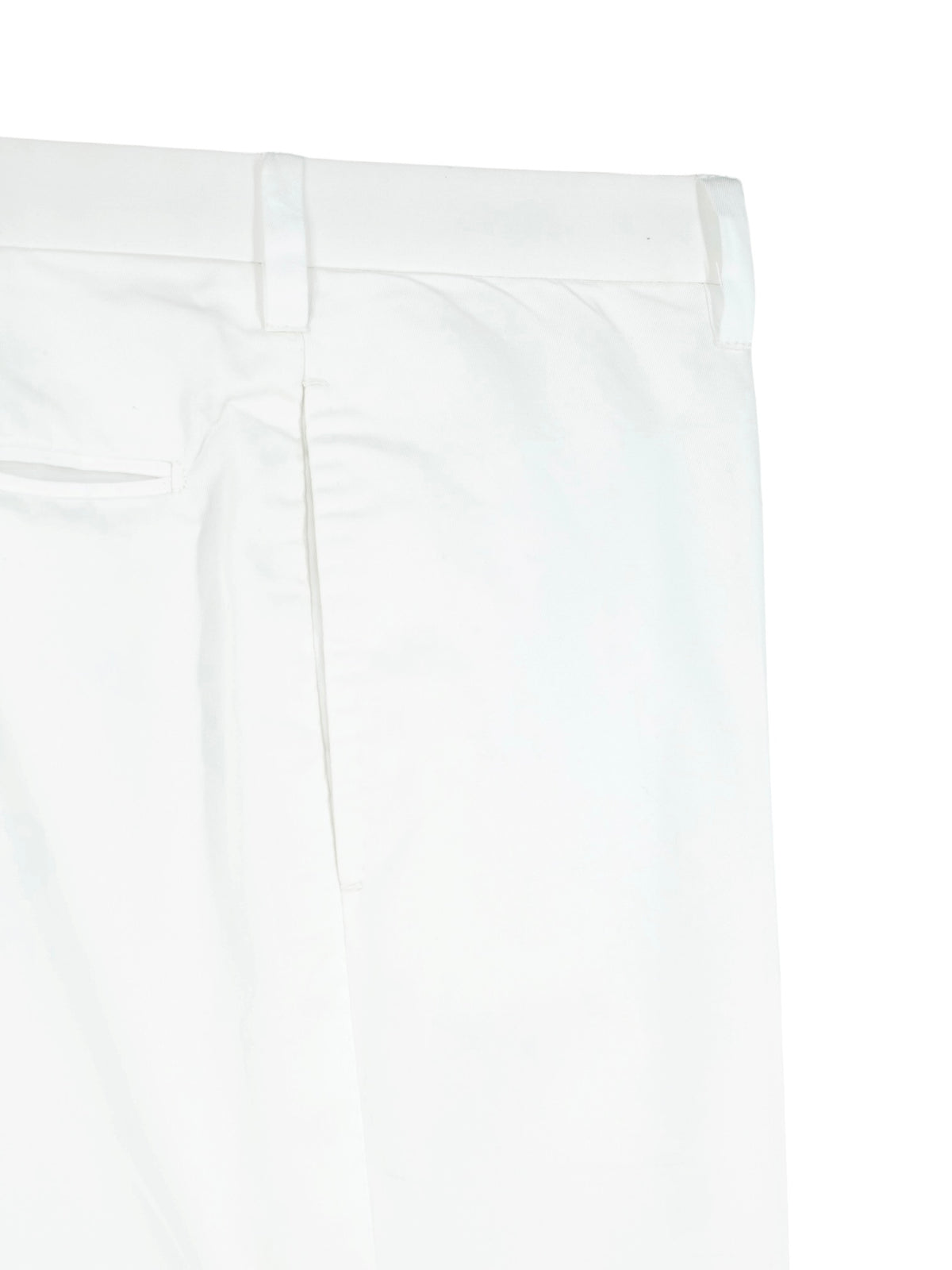 Cesare Attolini White Cotton-Twill Sartorial Trousers