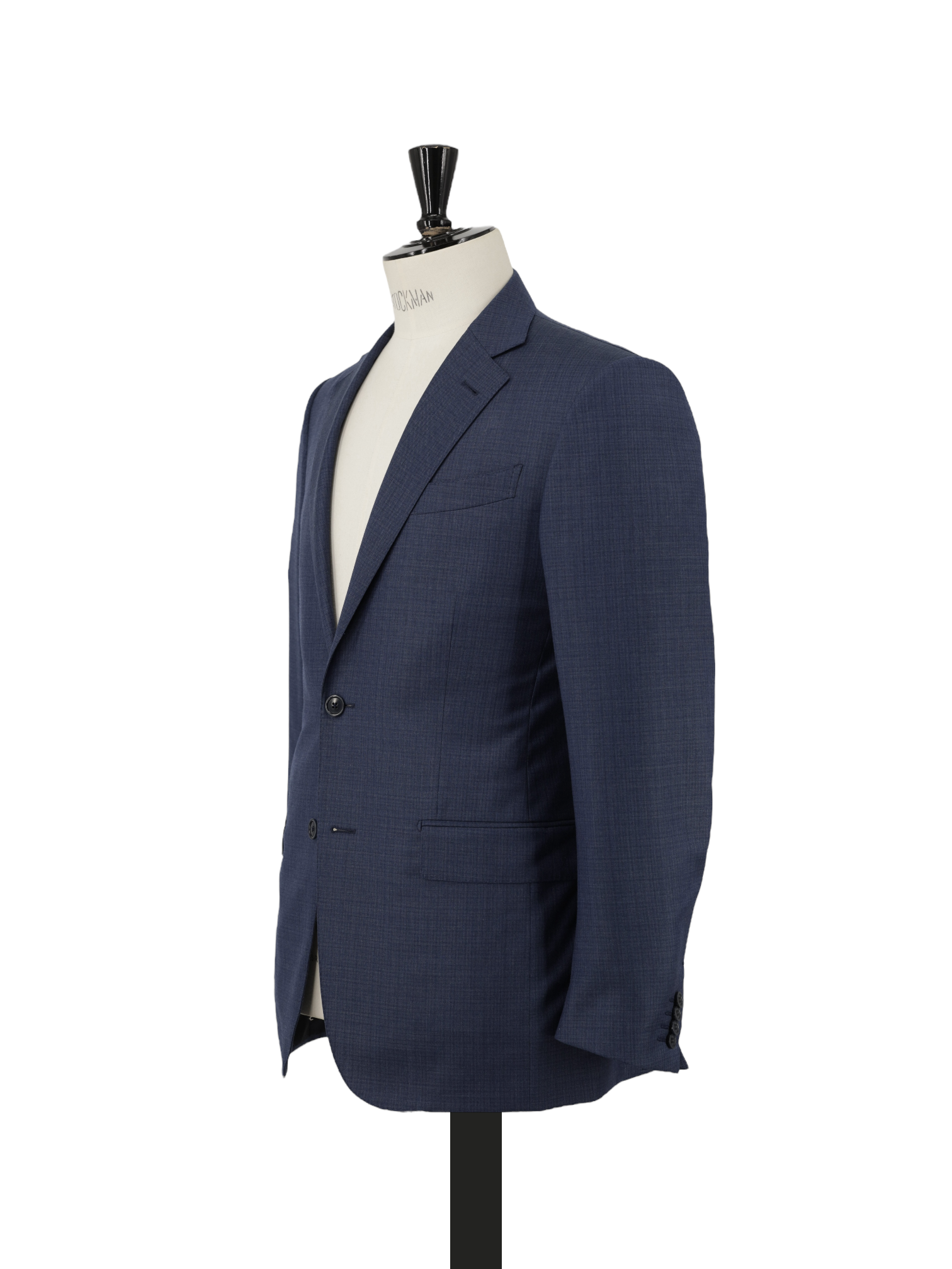 Ermenegildo Zegna Blue Multiseason Wool Micro-Check Milano Suit