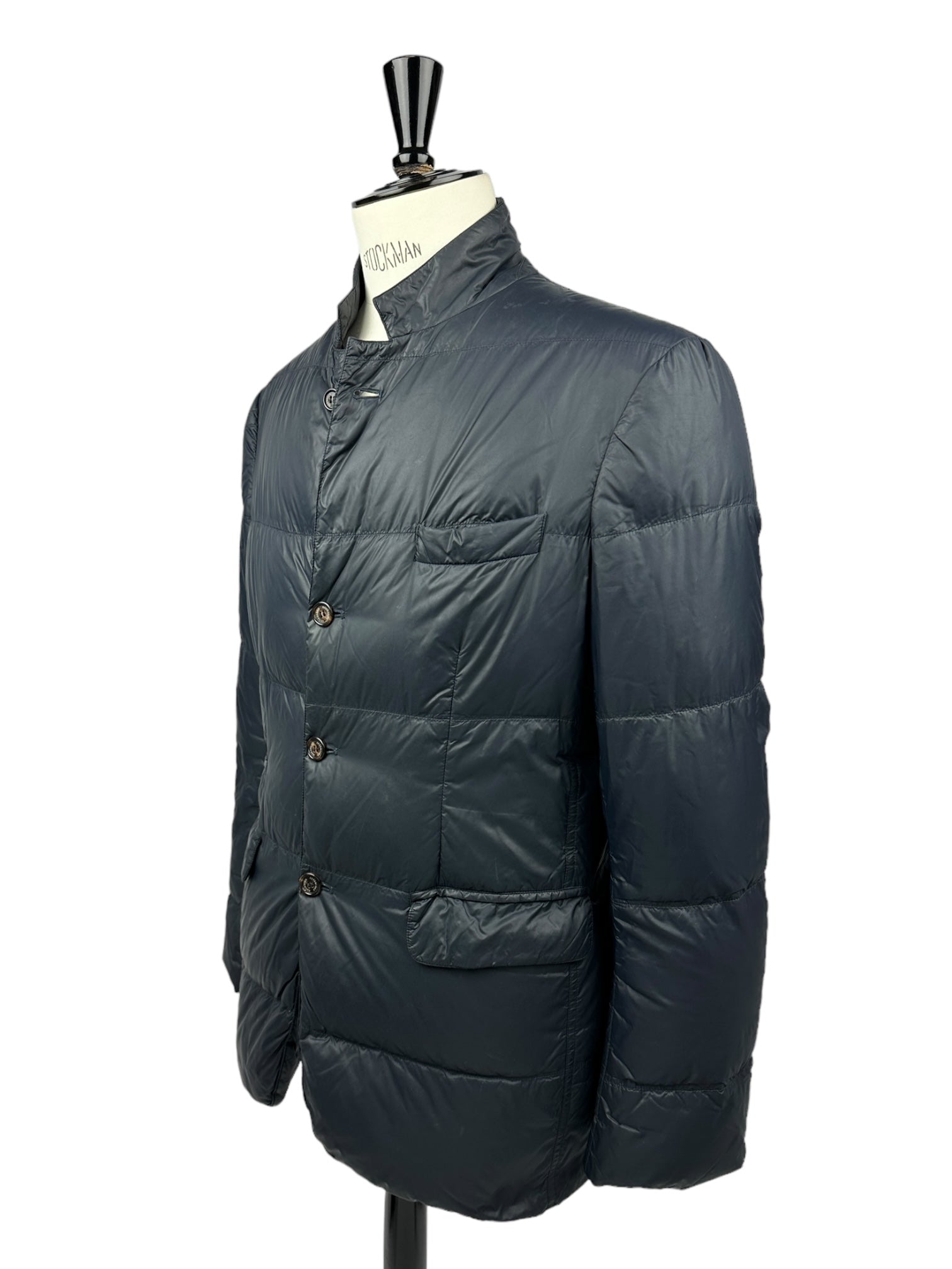 Brunello Cucinelli Blue Goose-Down Windbreaker