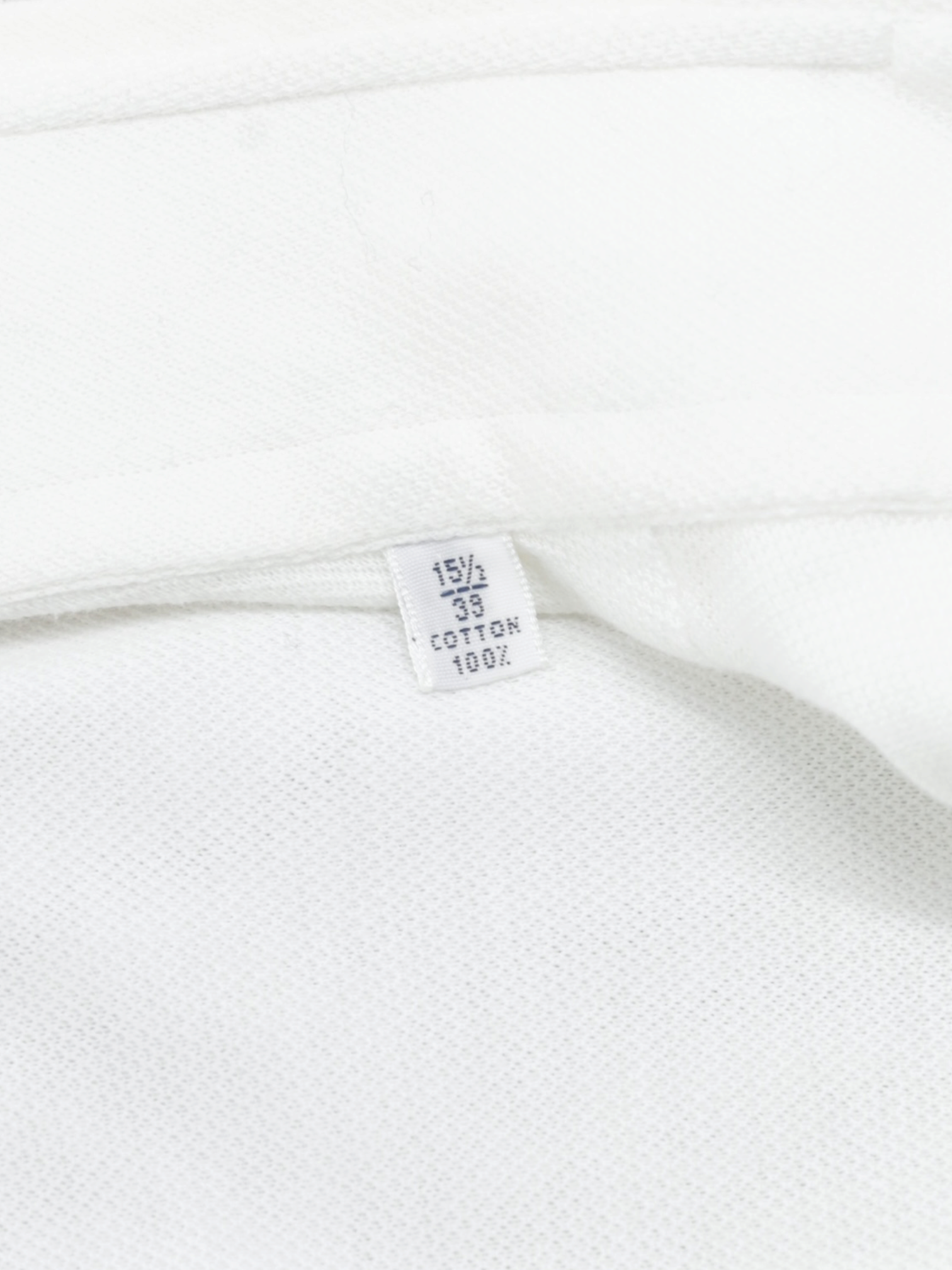 Fray White Knitted Piqué-Cotton Button-Down Shirt