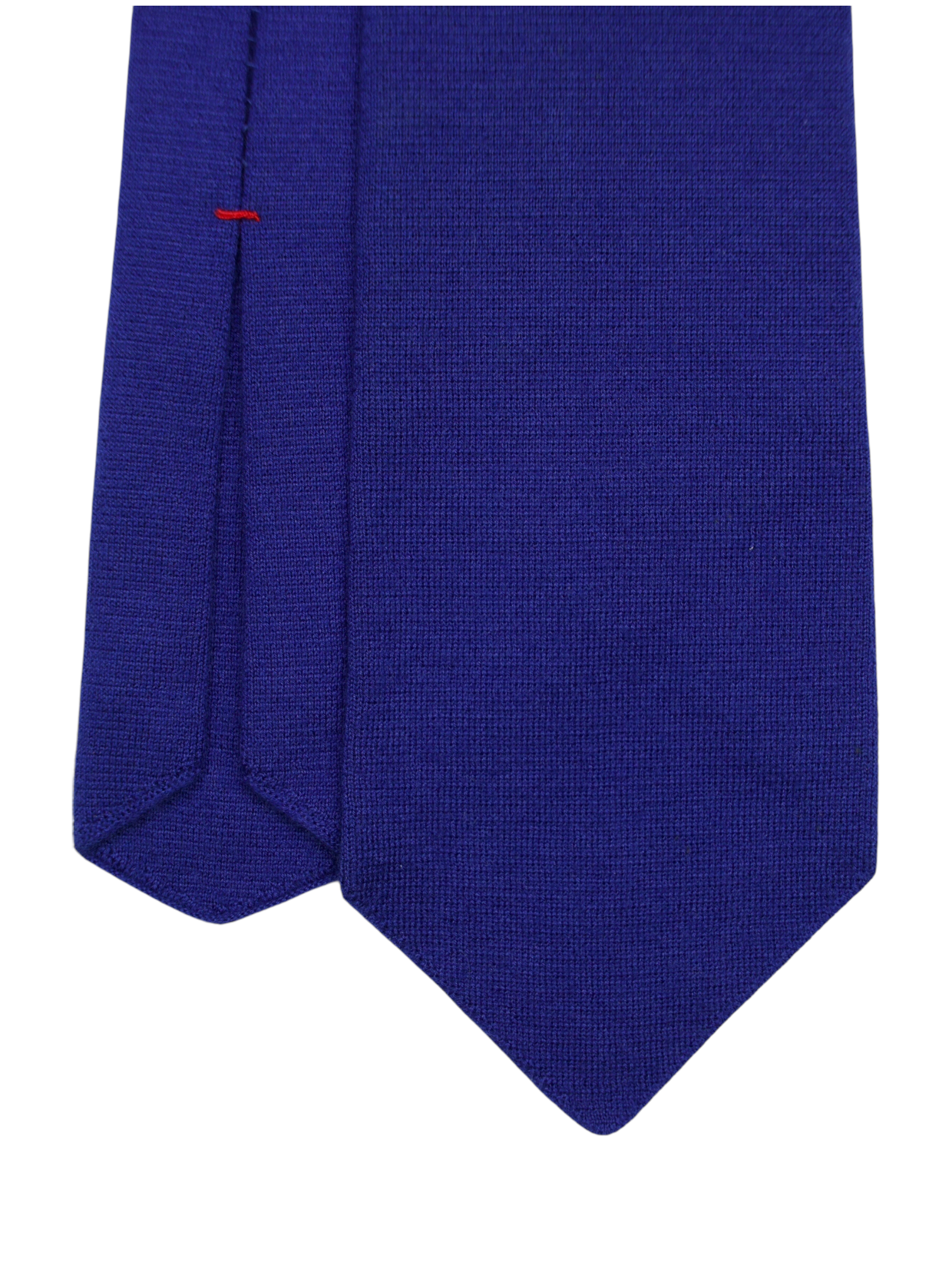 Kiton 5-Fold Egyptian Blue Knitted Cashmere Tie