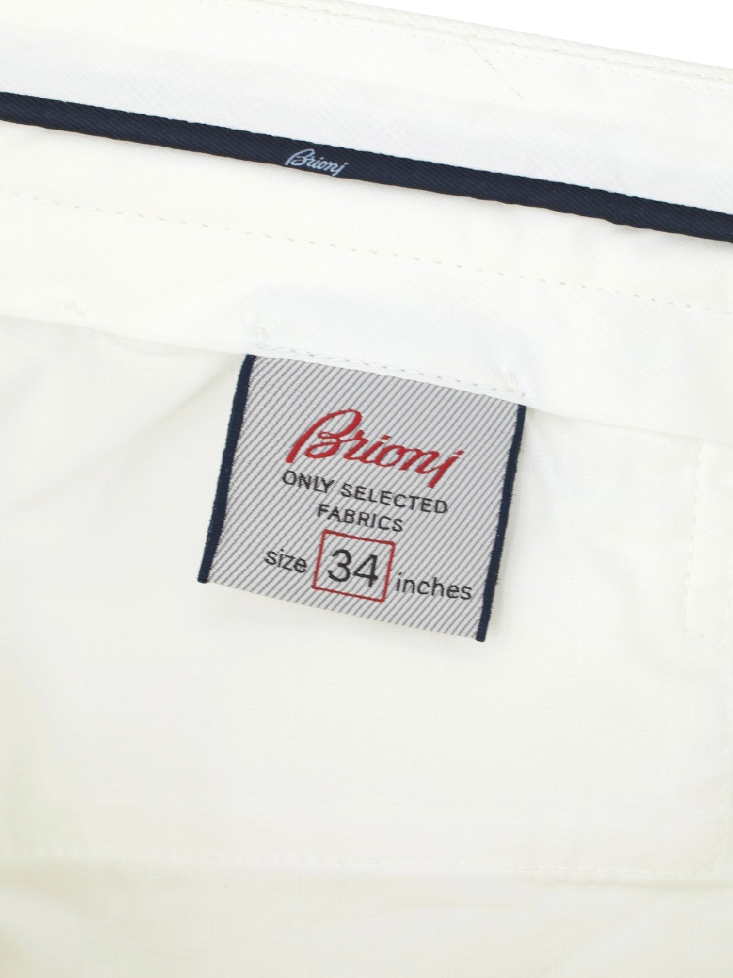 Brioni White Rugged-Cotton Twill 5-Pocket "Meribel" Jeans