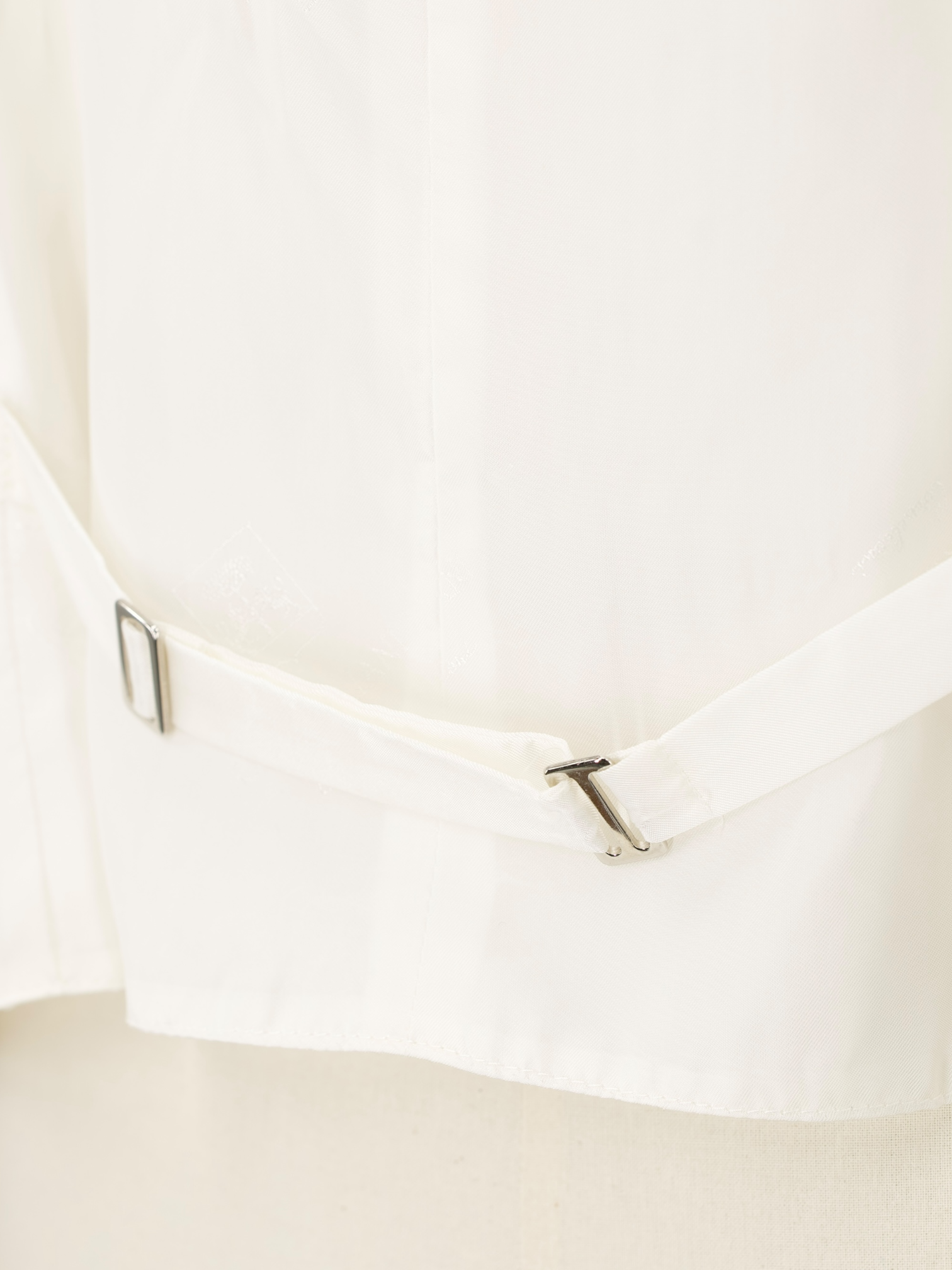 Corneliani Light Grey Pure-Silk Ceremonial Pinpoint Waistcoat
