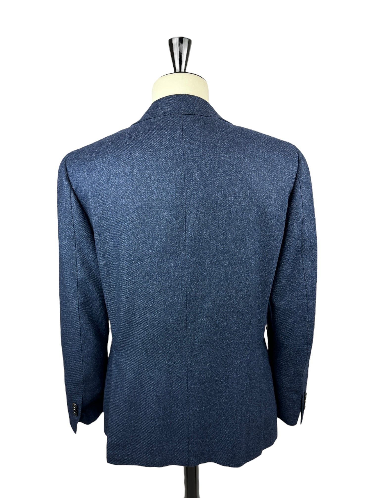Cesare Attolini Blue Twill Wool & Silk Jacket