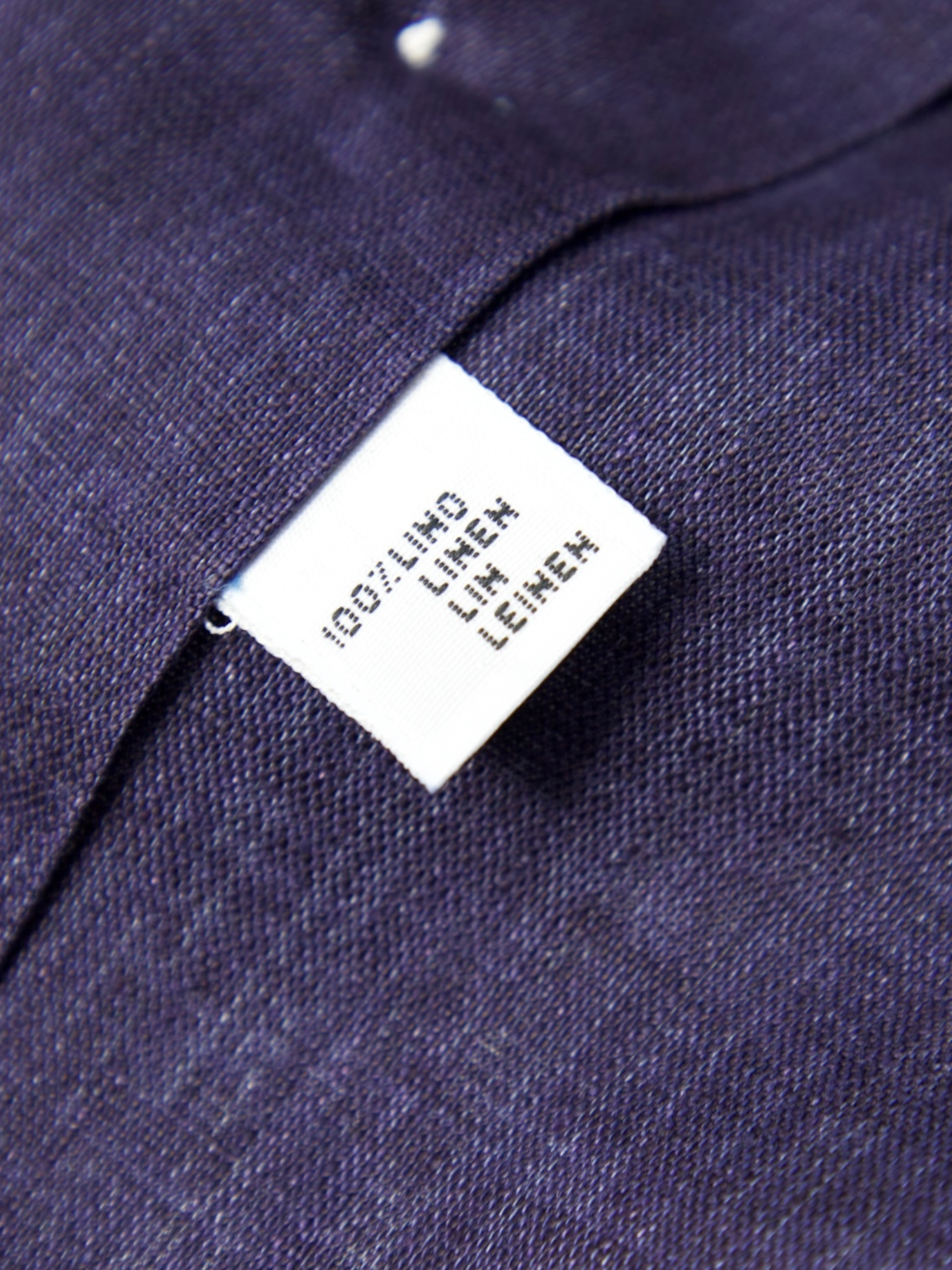 Kiton Dark Blue Melange Linen Shirt
