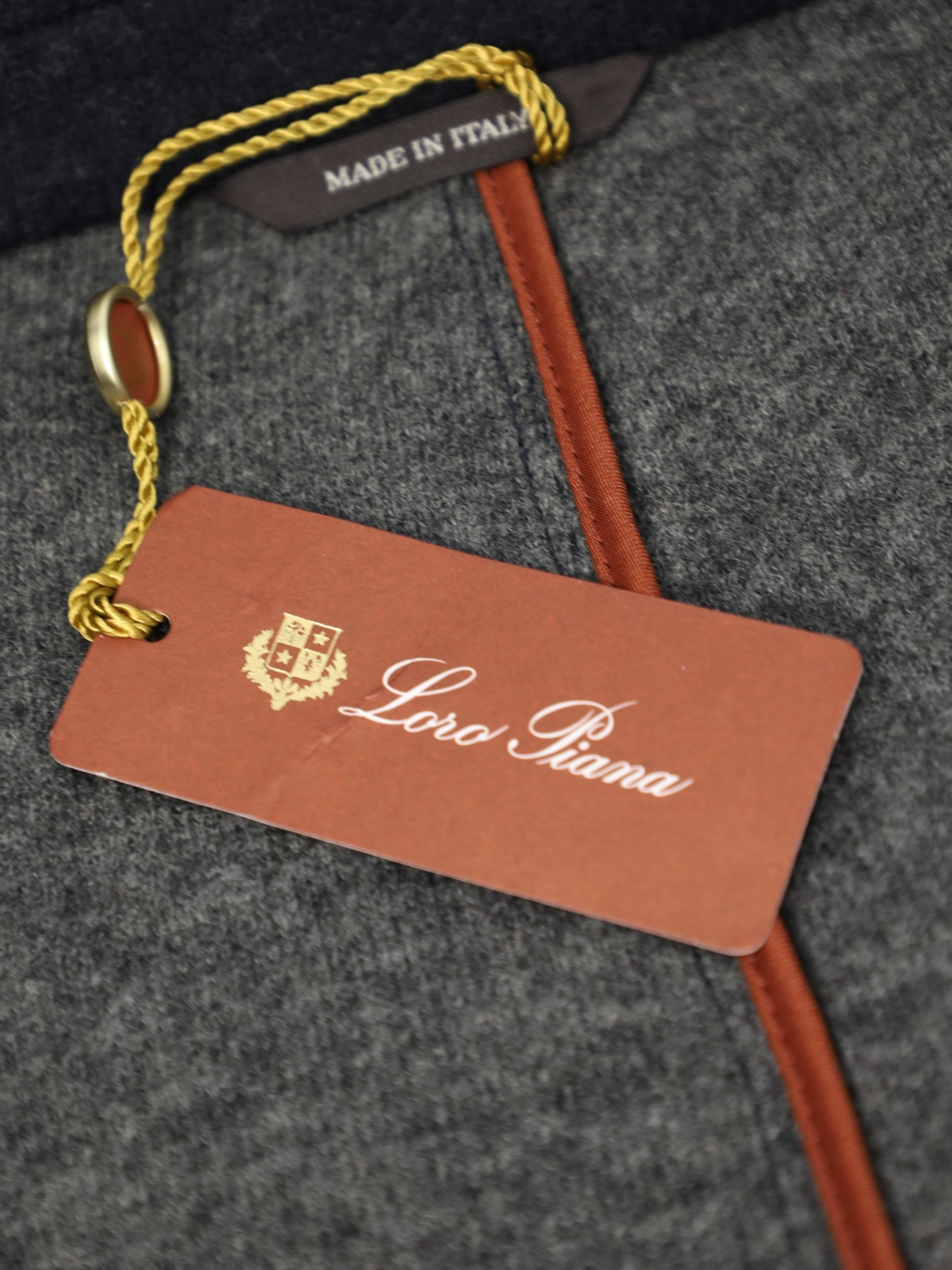 Loro Piana Navy Plushy Unconstructed Cashmere-Blend Blazer