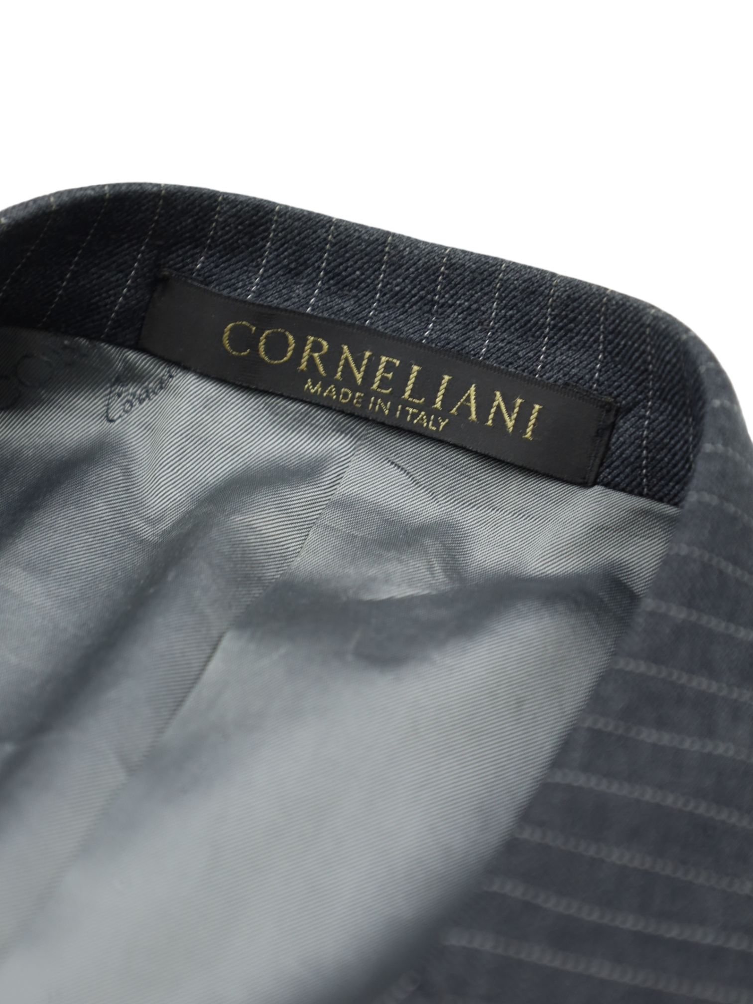 Corneliani Grey Super 110's Pinstripe Suit