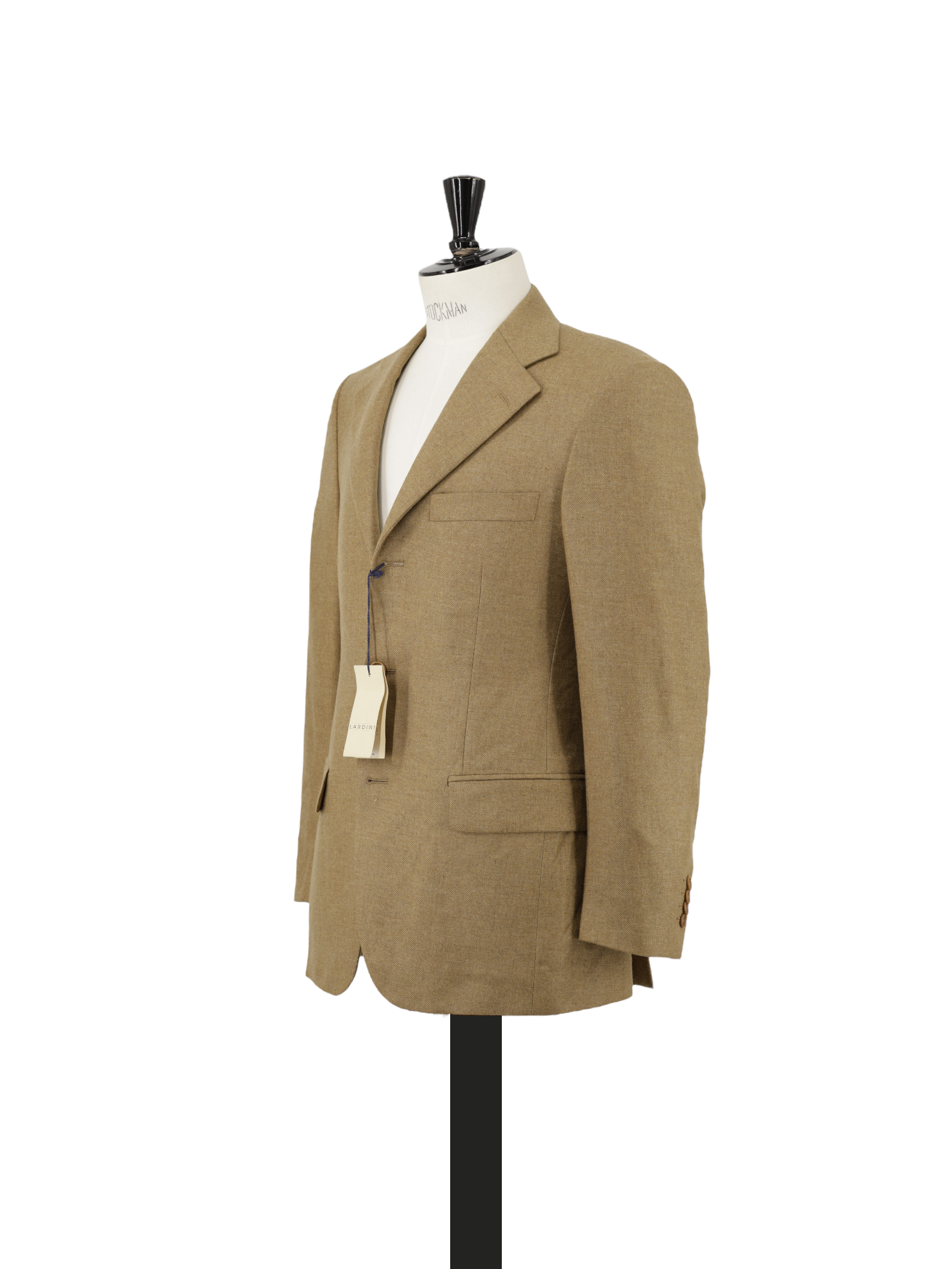 Lardini Vintage Brown Pure Cashmere Twill Jacket