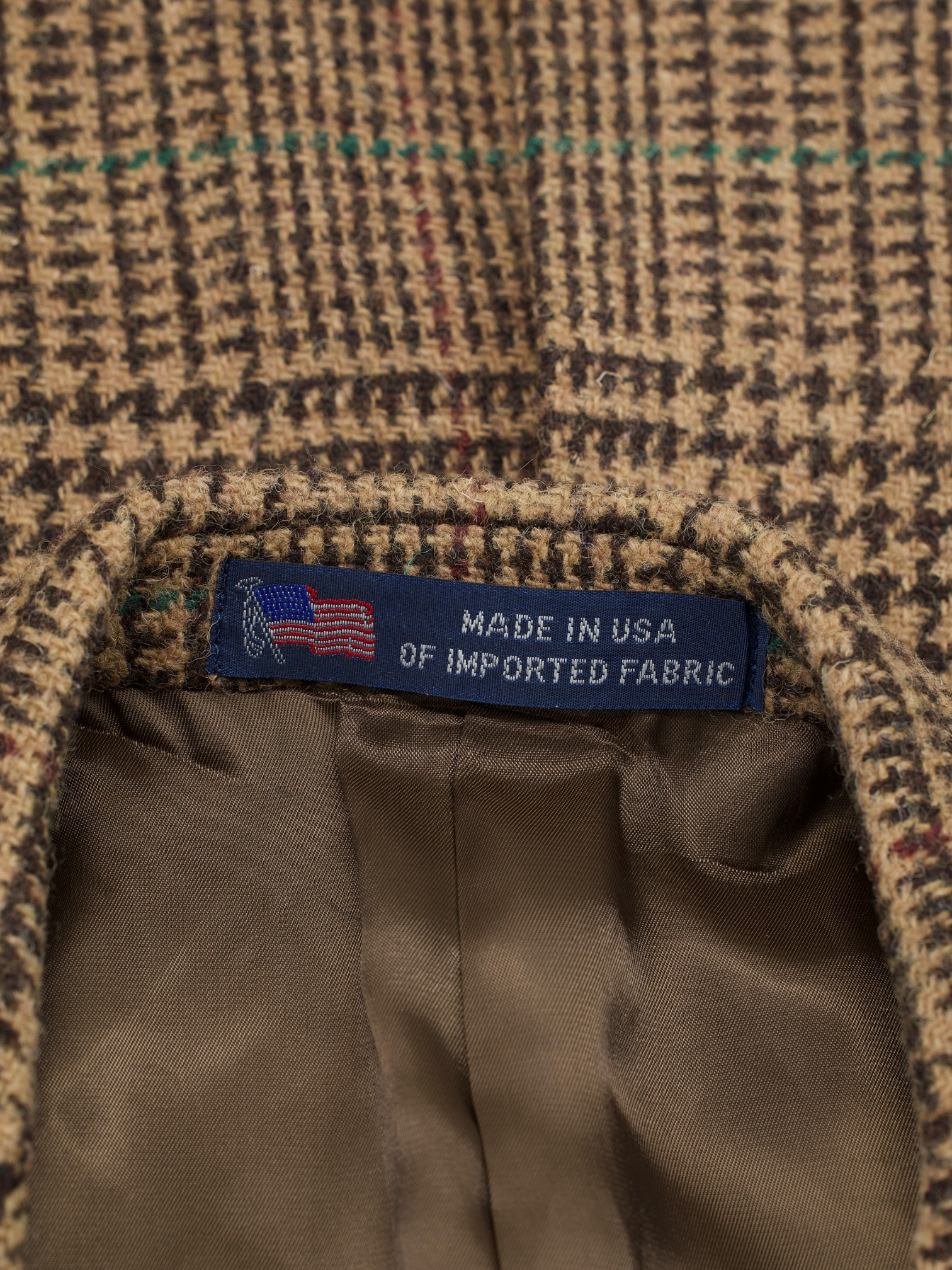 Ralph Lauren Brown Harris-Tweed Glencheck Hunting Suit