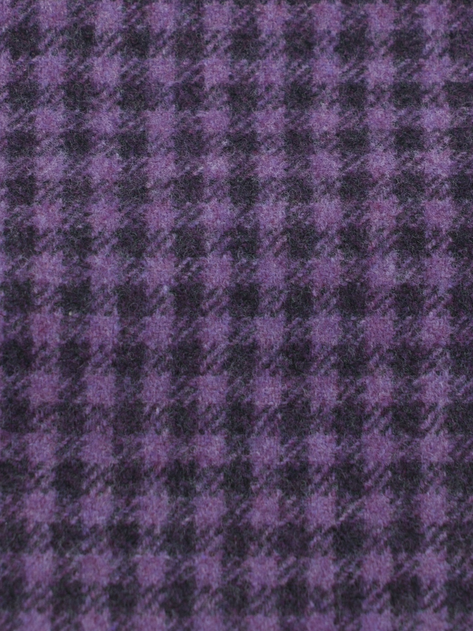 Ermenegildo Zegna Purple Pure Plushy-Wool Gingham Check Jacket