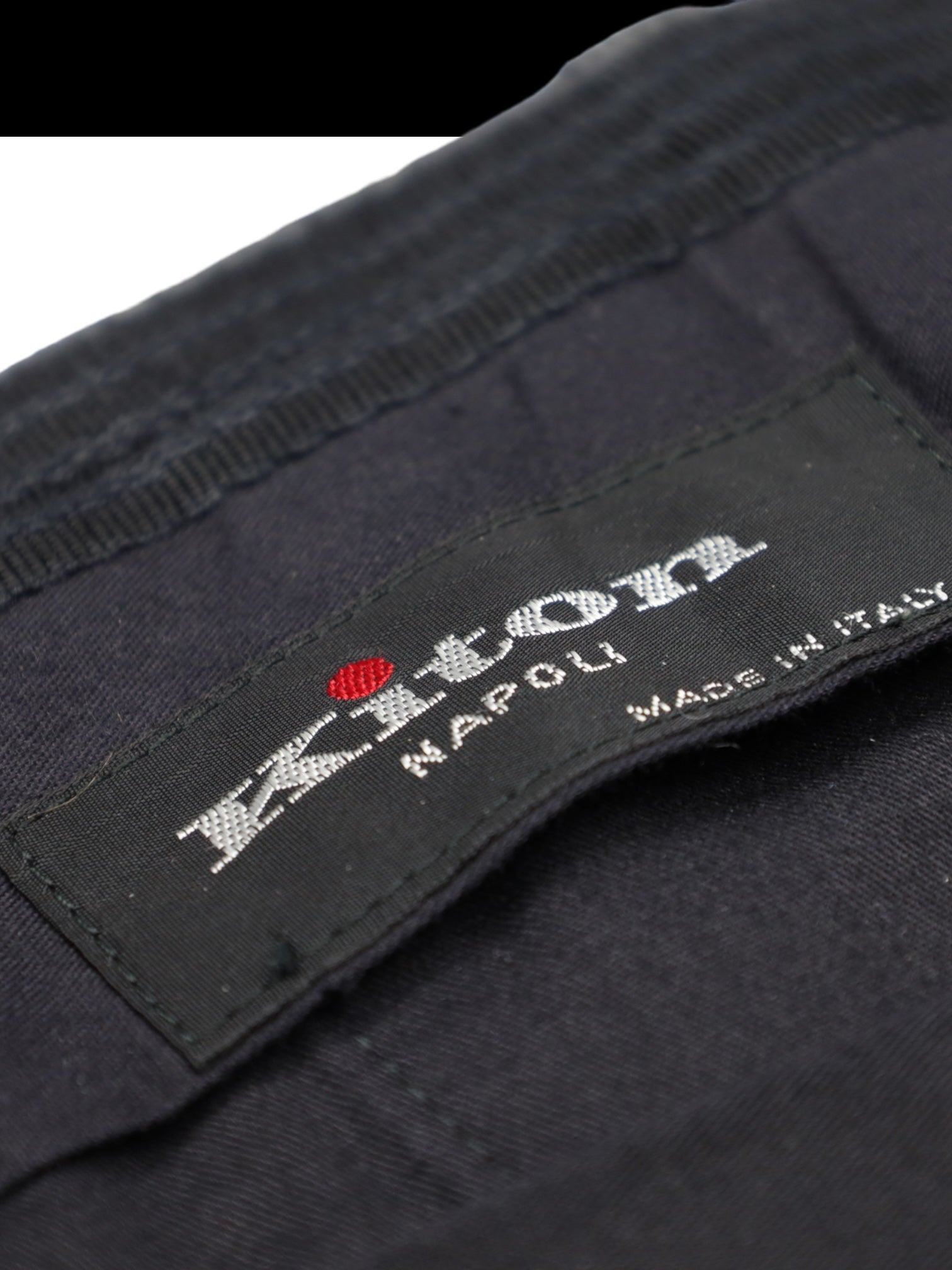 Kiton Grey Timeless Flannel Trousers
