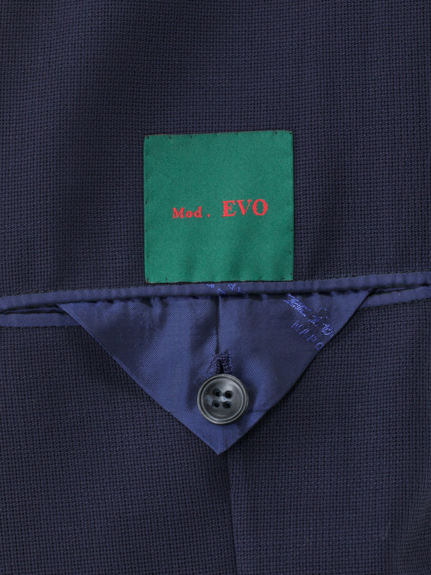 Kiton Navy Lightweight-Wool Hopsack Sartorial "Mod. Evo" Jacket