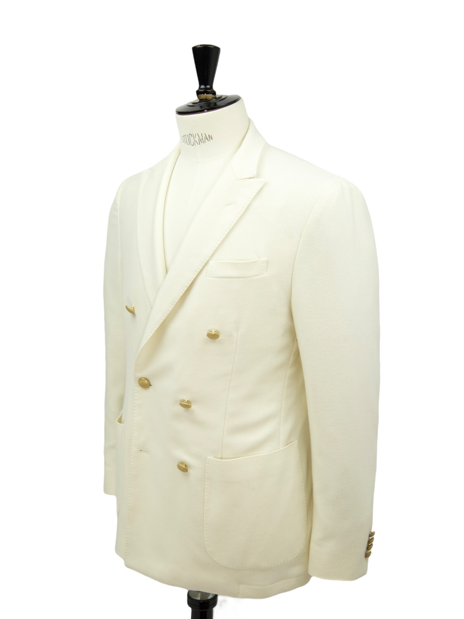 Lardini Offwhite Double Breasted "Tessuto Esclusivo" Jacket