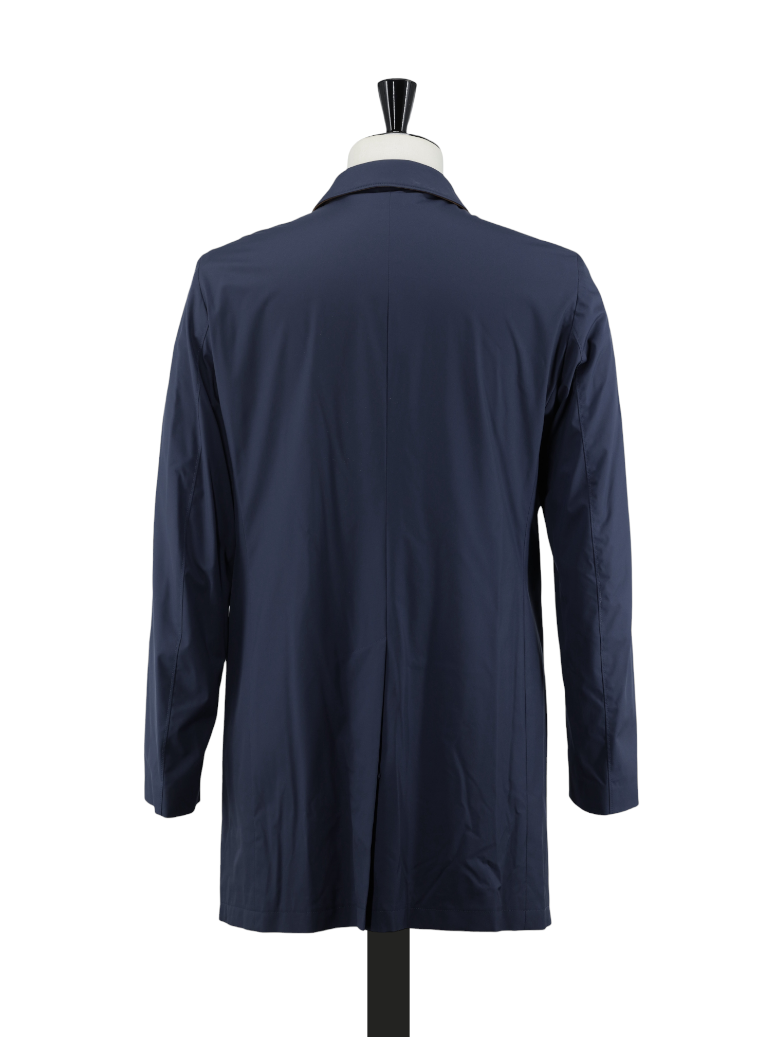 Loro Piana Navy Silky-Microfibre Storm System® Sebring Coat