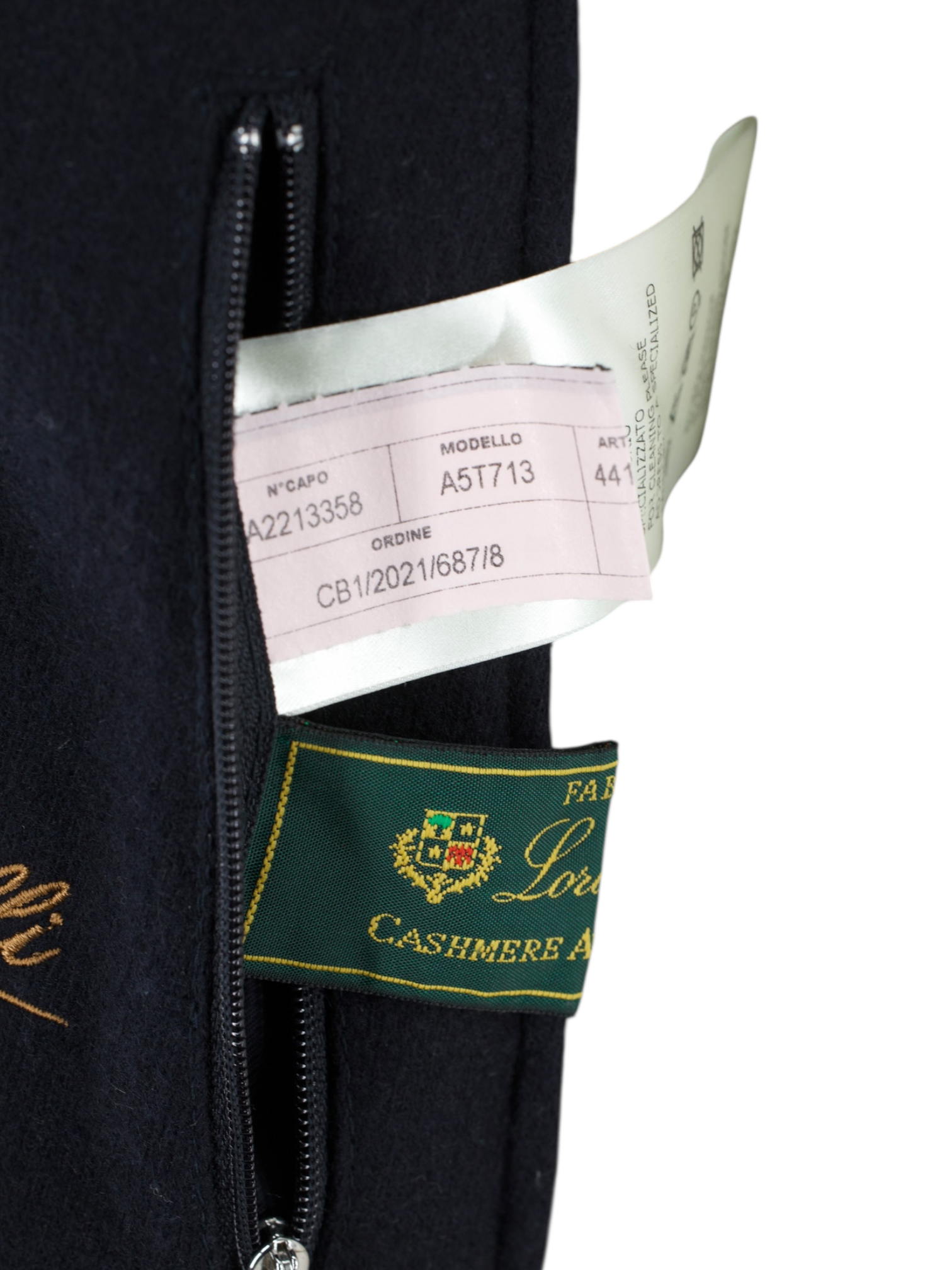 Mandelli Navy "Cashmere Award" Luxury Tracksuit