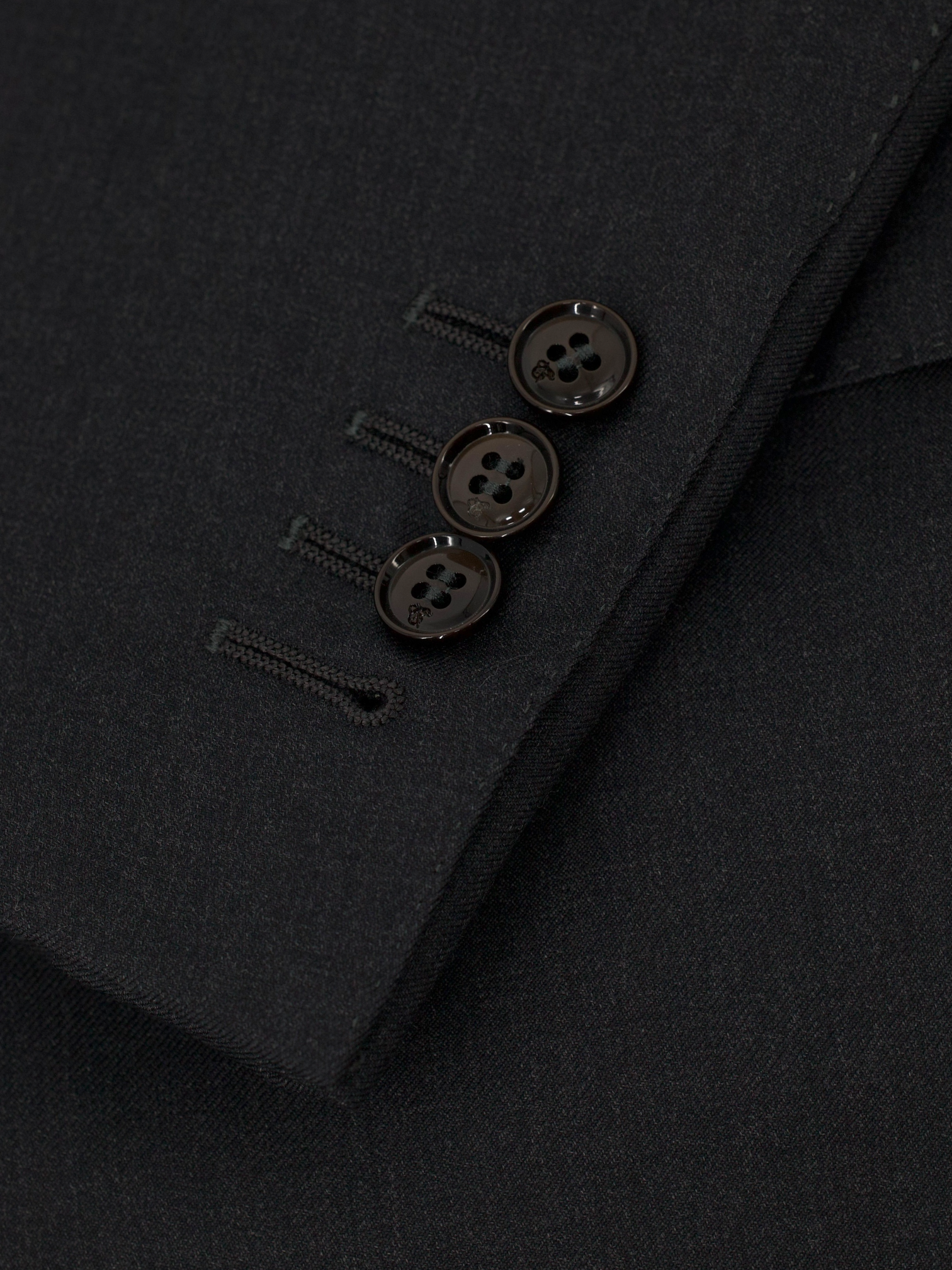 Canali Anthracite Fine-Wool Timeless Twill Suit