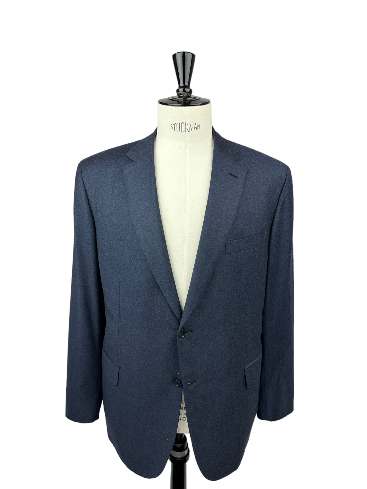 Brioni Navy Brushed Wool Brunico Blazer