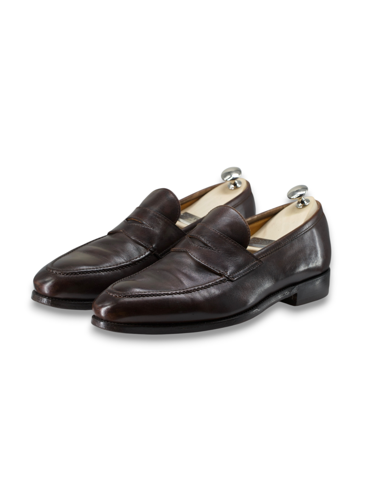 Bontoni Dark Brown Calfleather Principe Penny Loafer