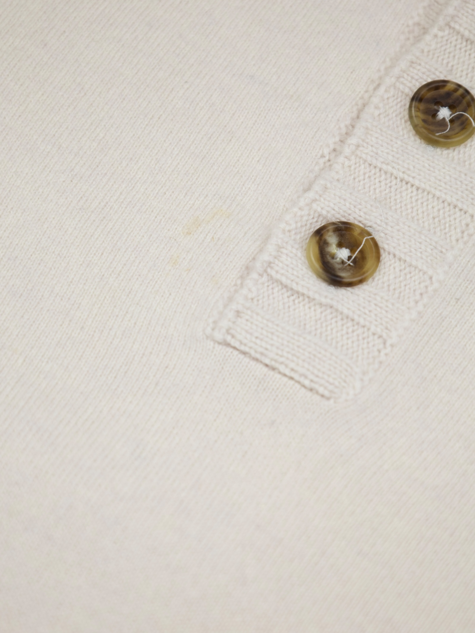 Cesare Attolini Greige Pure Duvet Cashmere Button-Up Cardigan