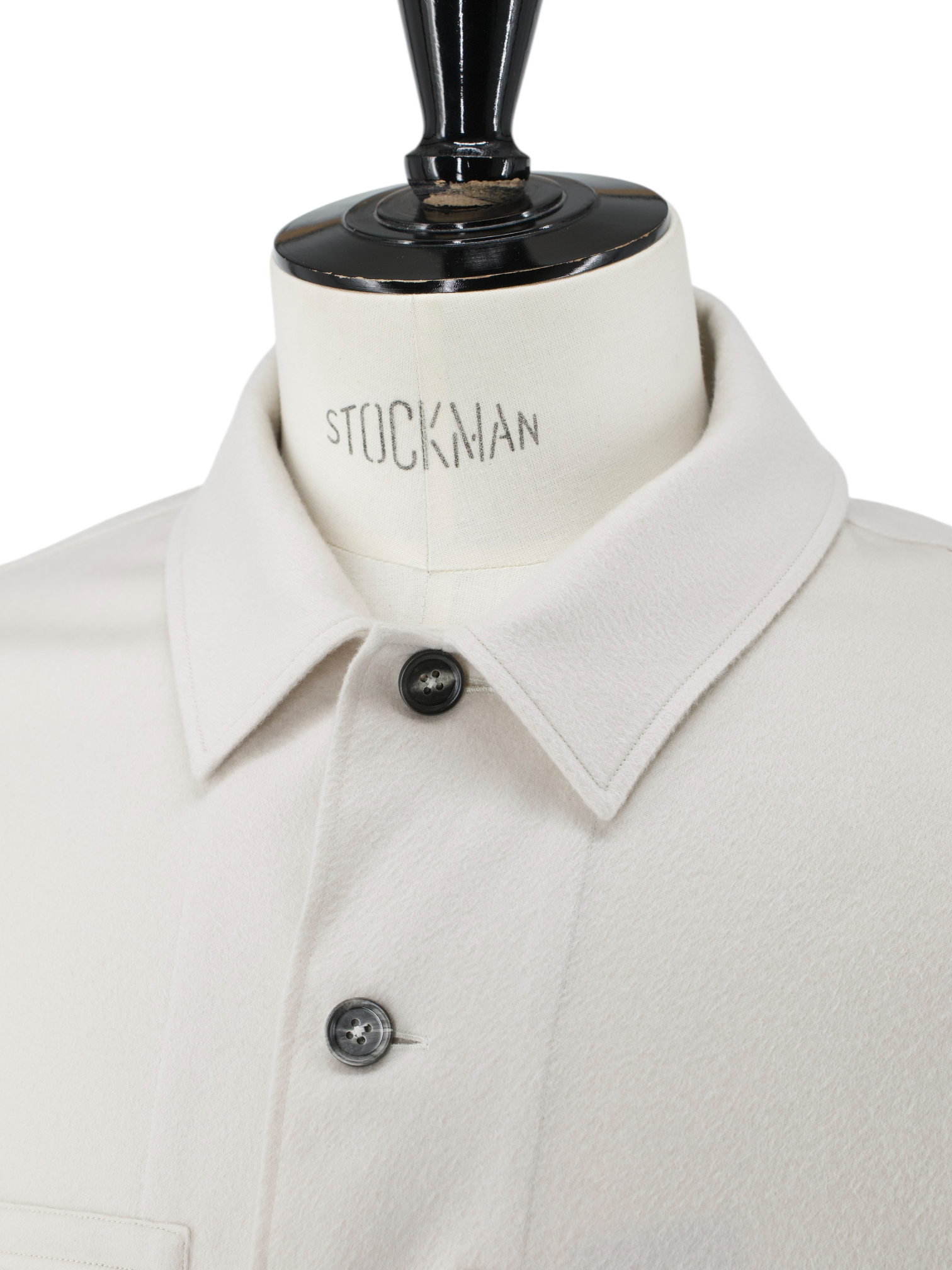 Ermenegildo Zegna White Oasi Cashmere Alba Overshirt