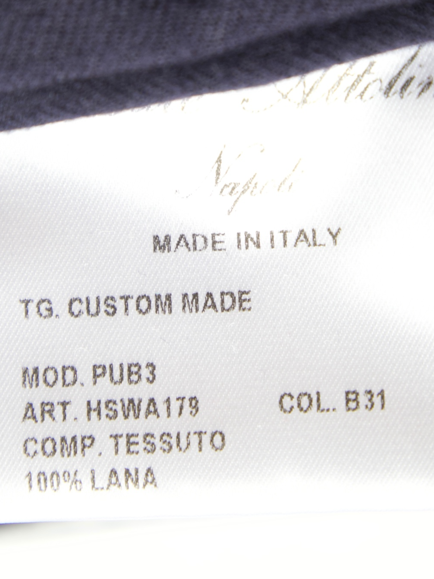 Cesare Attolini Navy Wool Flannel Sartorial Trousers