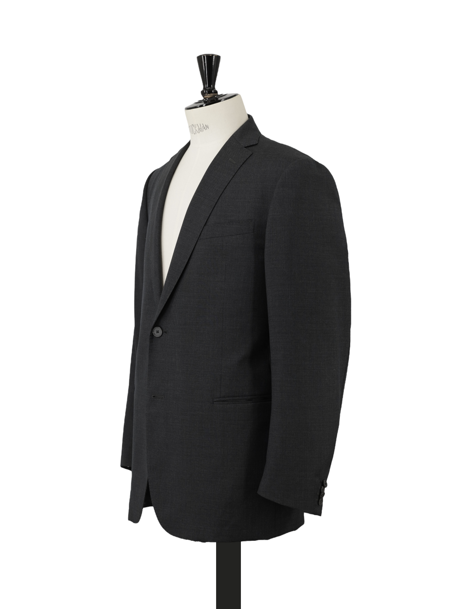 Z-Zegna Anthracite Pure Wool Pinpoint Suit