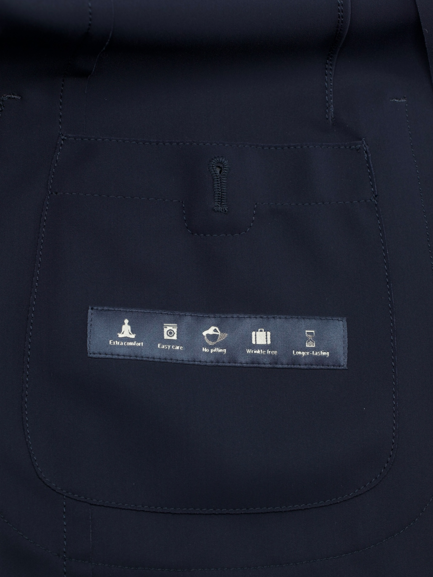 Herno Navy Stretch-Scuba Comfort Jacket
