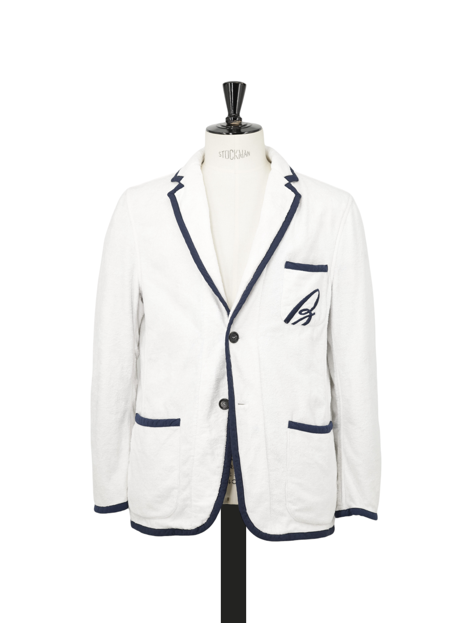 Brioni White Cotton Terry “5-Star Resort” Towelling Jacket
