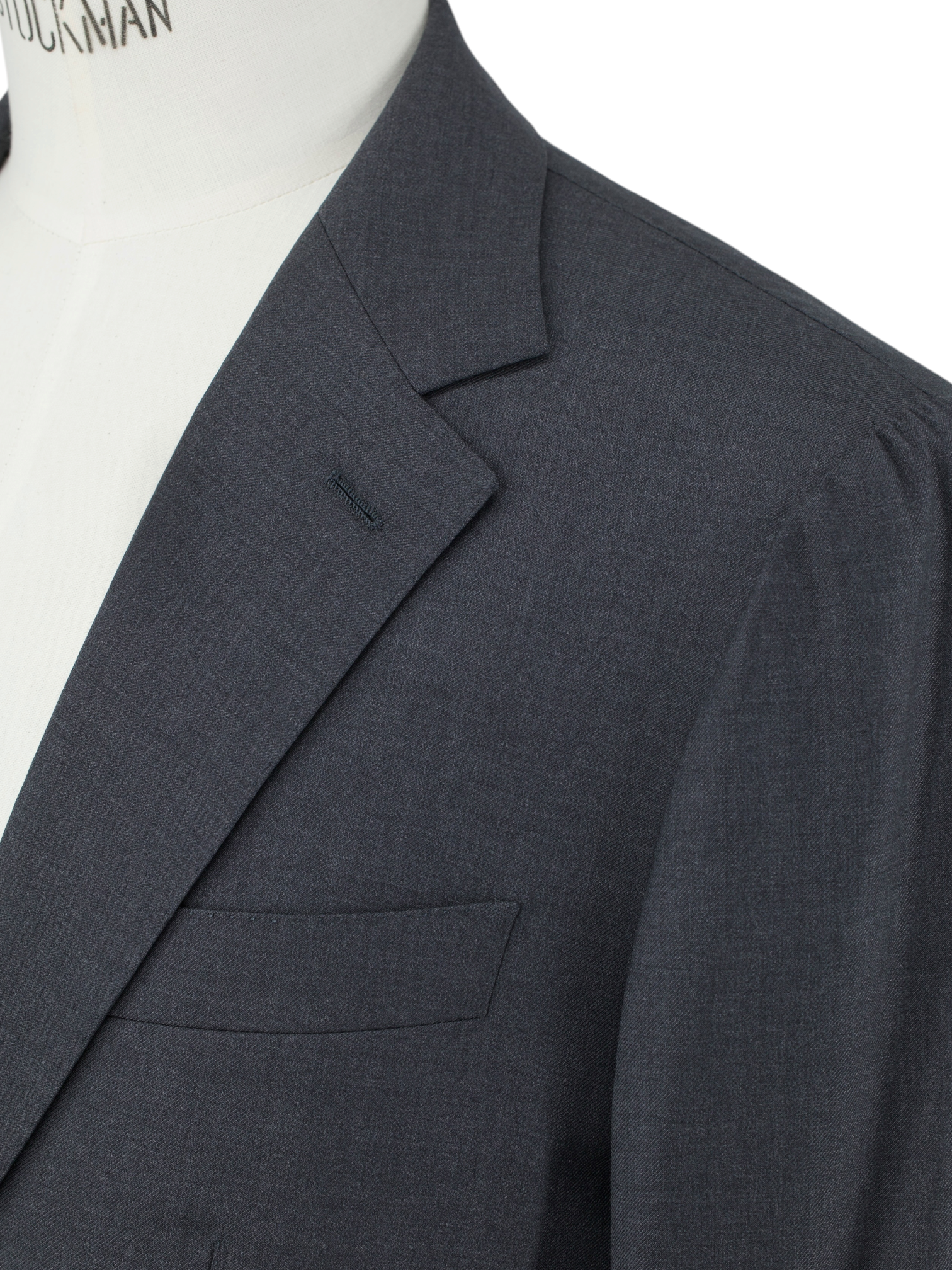 Corneliani Grey Fine-Wool Single-Breasted Twill Suit