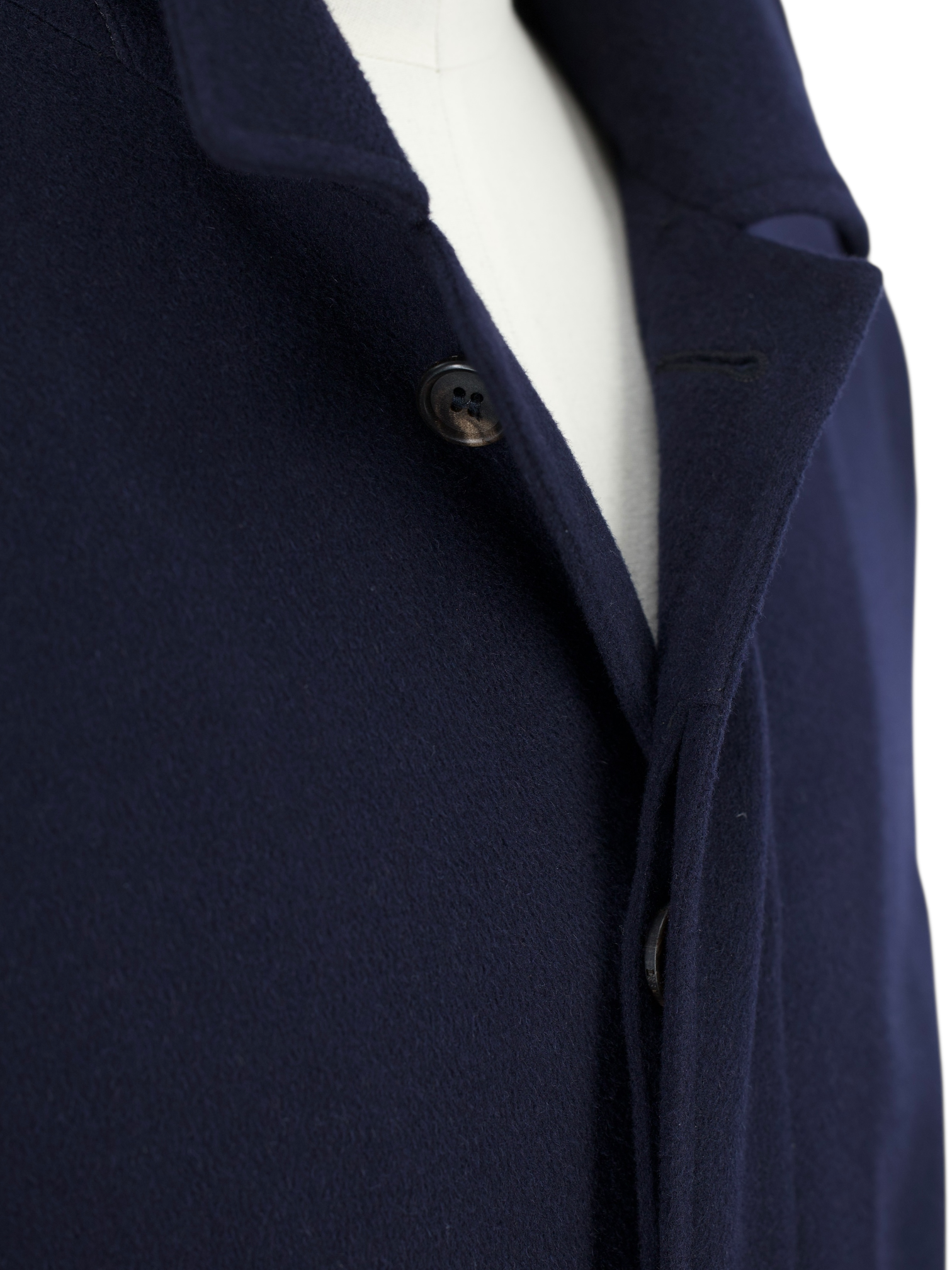 Luigi Borrelli Navy Pure Camel "Royal Collection" Carcoat