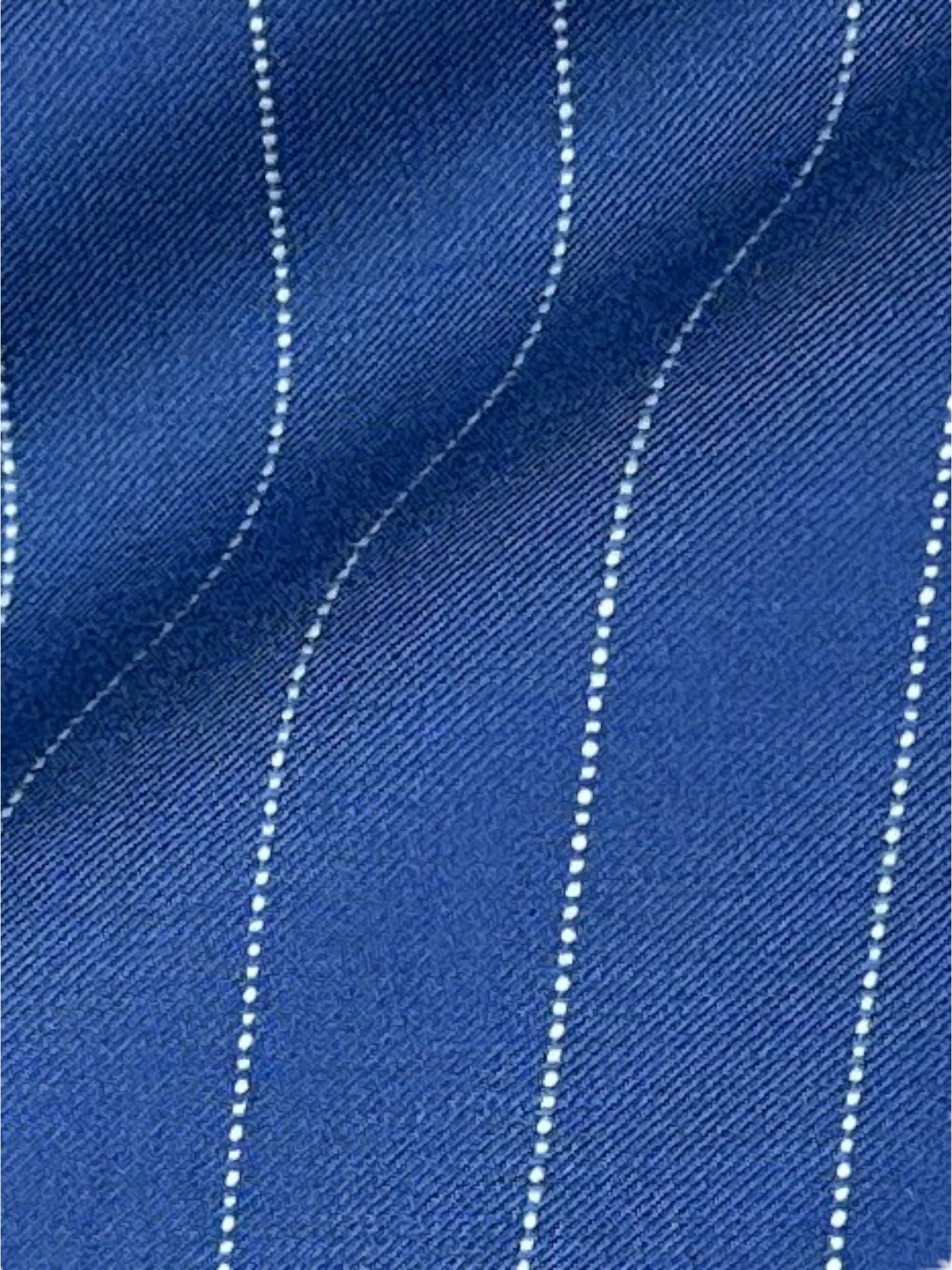 Caruso Royal Blue Boheme Pinstripe Suit + Extra Trousers